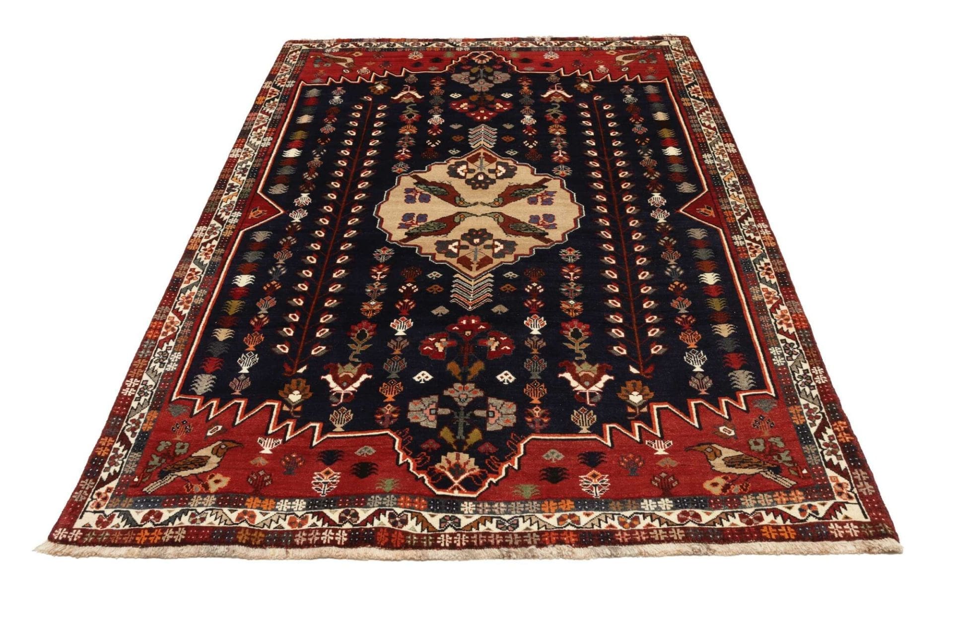 Wool Qashqai Persian Rug 170 × 252 cm, hand-knotted - Image 4