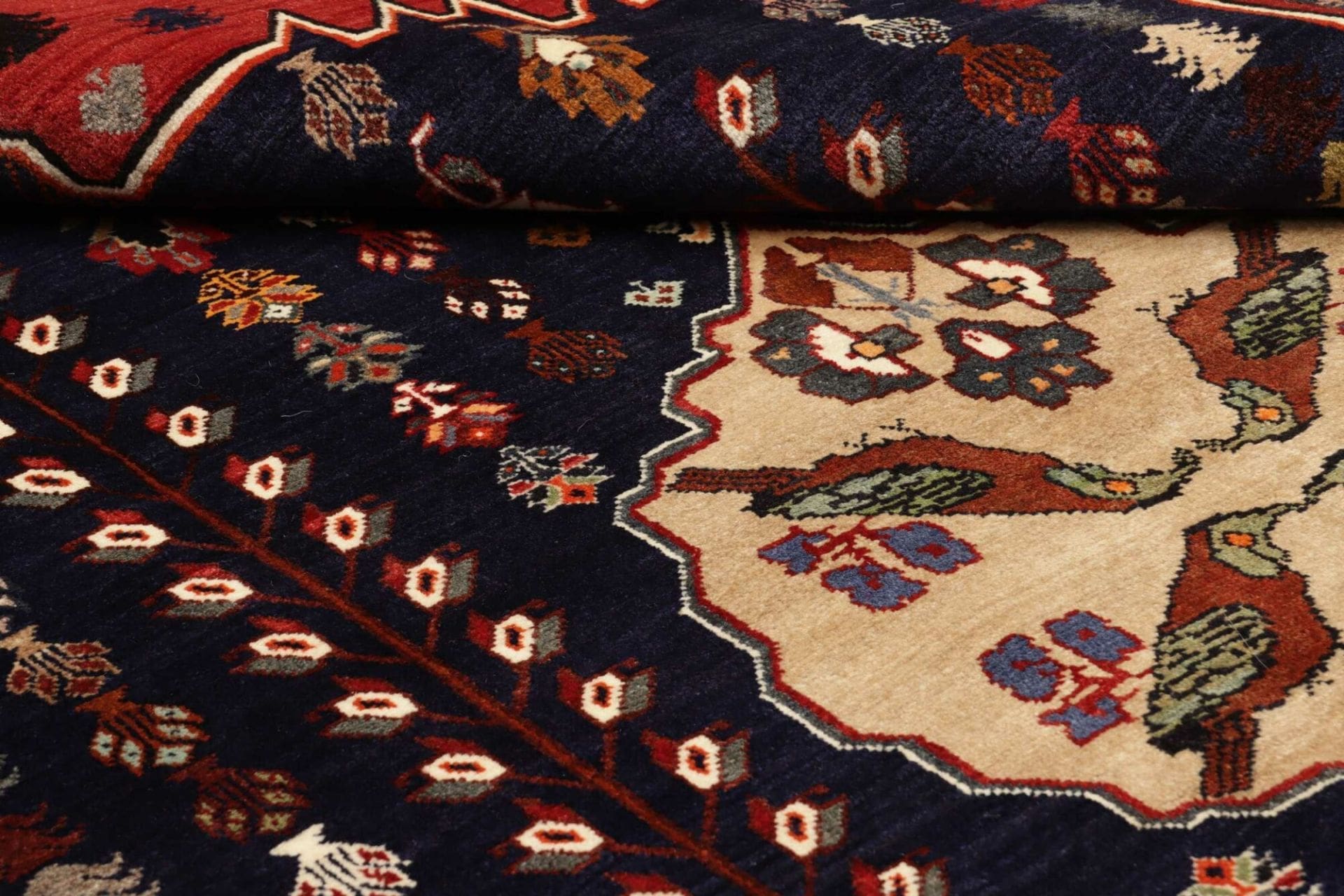 Wool Qashqai Persian Rug 170 × 252 cm, hand-knotted - Image 10