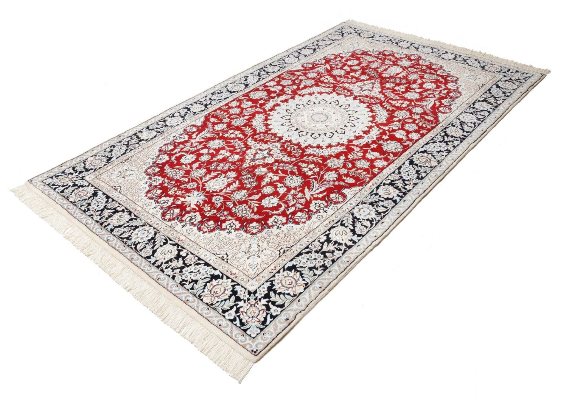 Alternative view of Wool Nain Persian Rug 149 × 248 cm, hand-knotted