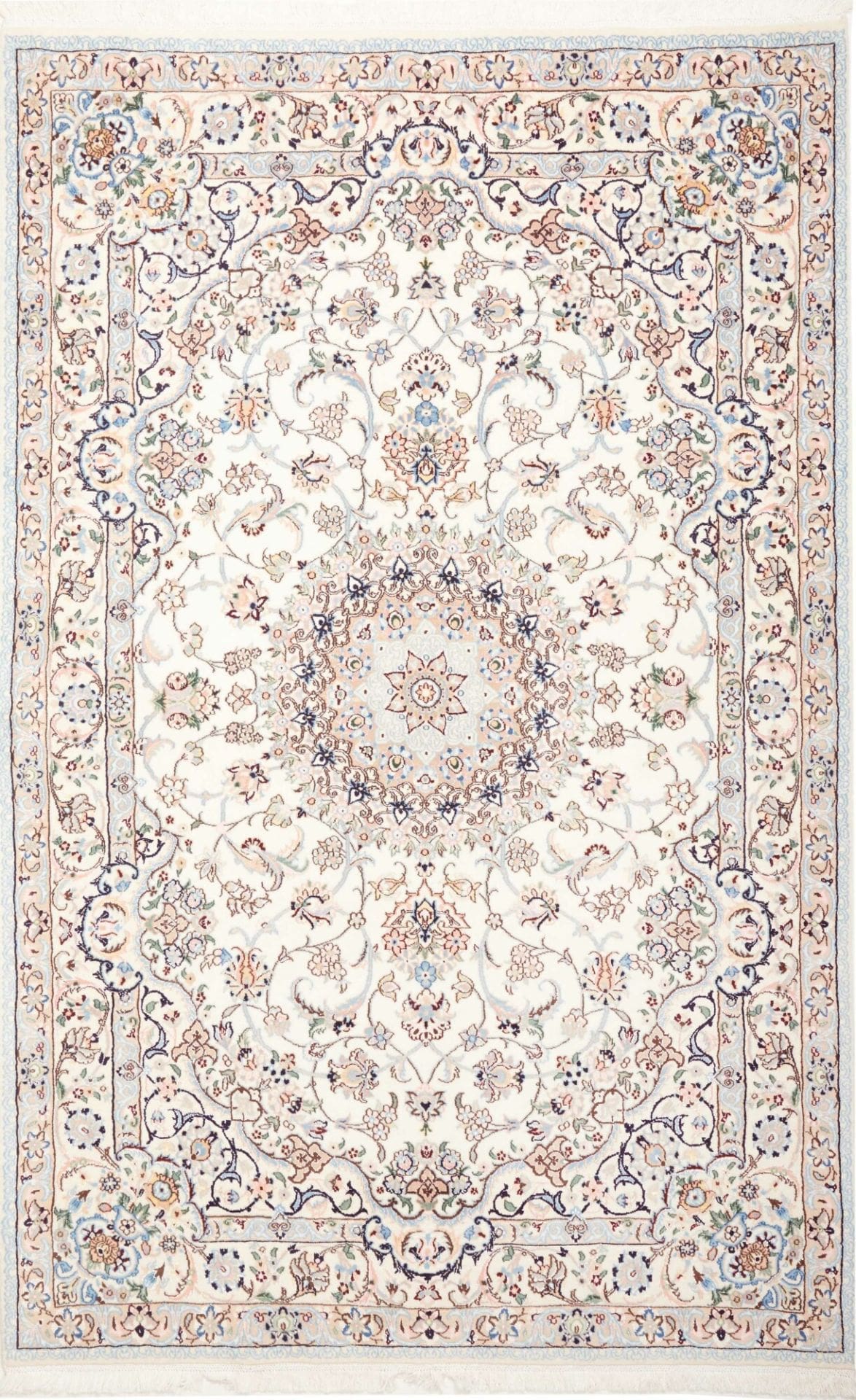 Nain Persian Rug 160 × 247 cm in Wool, hand-knotted