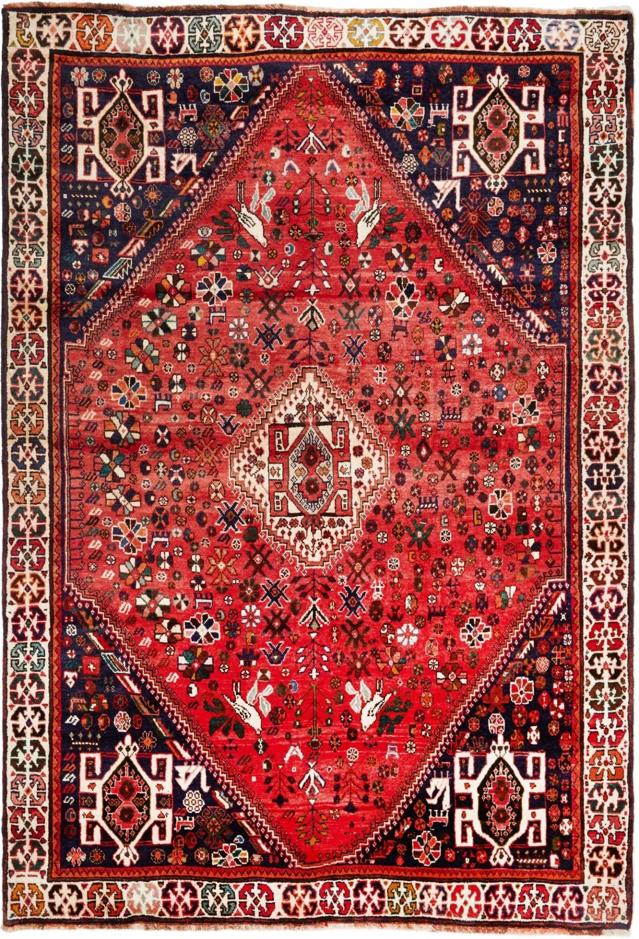 Qashqai Persian Rug 175 × 250 cm in Wool, hand-knotted