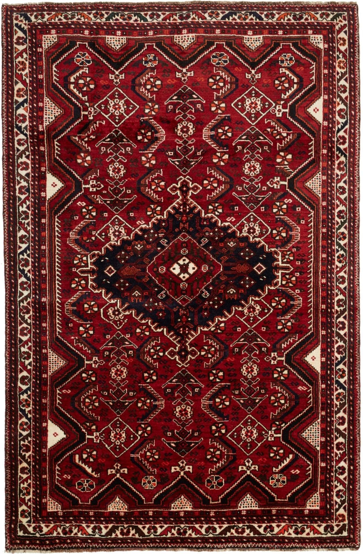 Shiraz Persian Rug 172 × 264 cm in Wool, hand-knotted