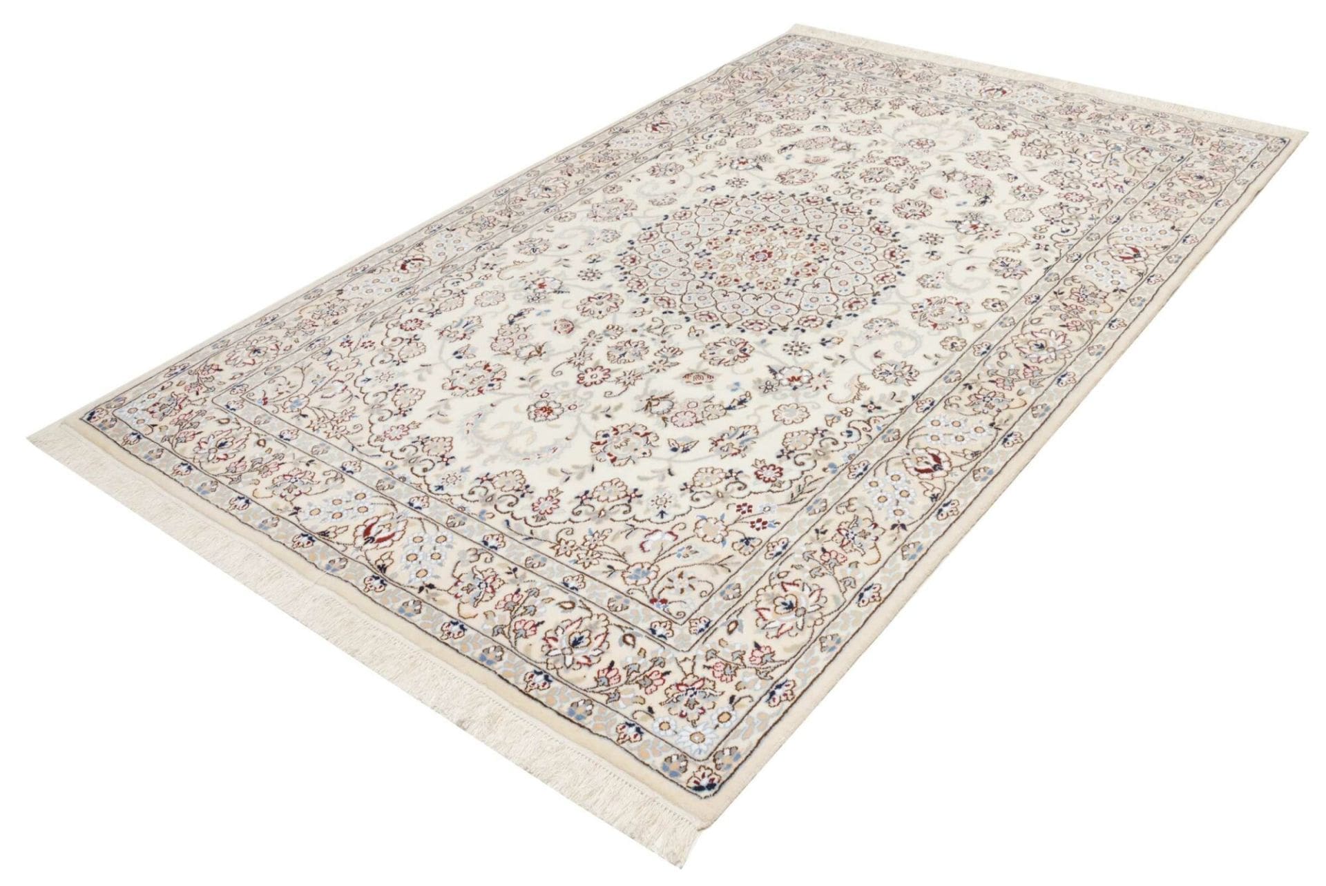 Alternative view of Hand-Knotted Nain Persian Rug, 161 × 252 cm, Wool