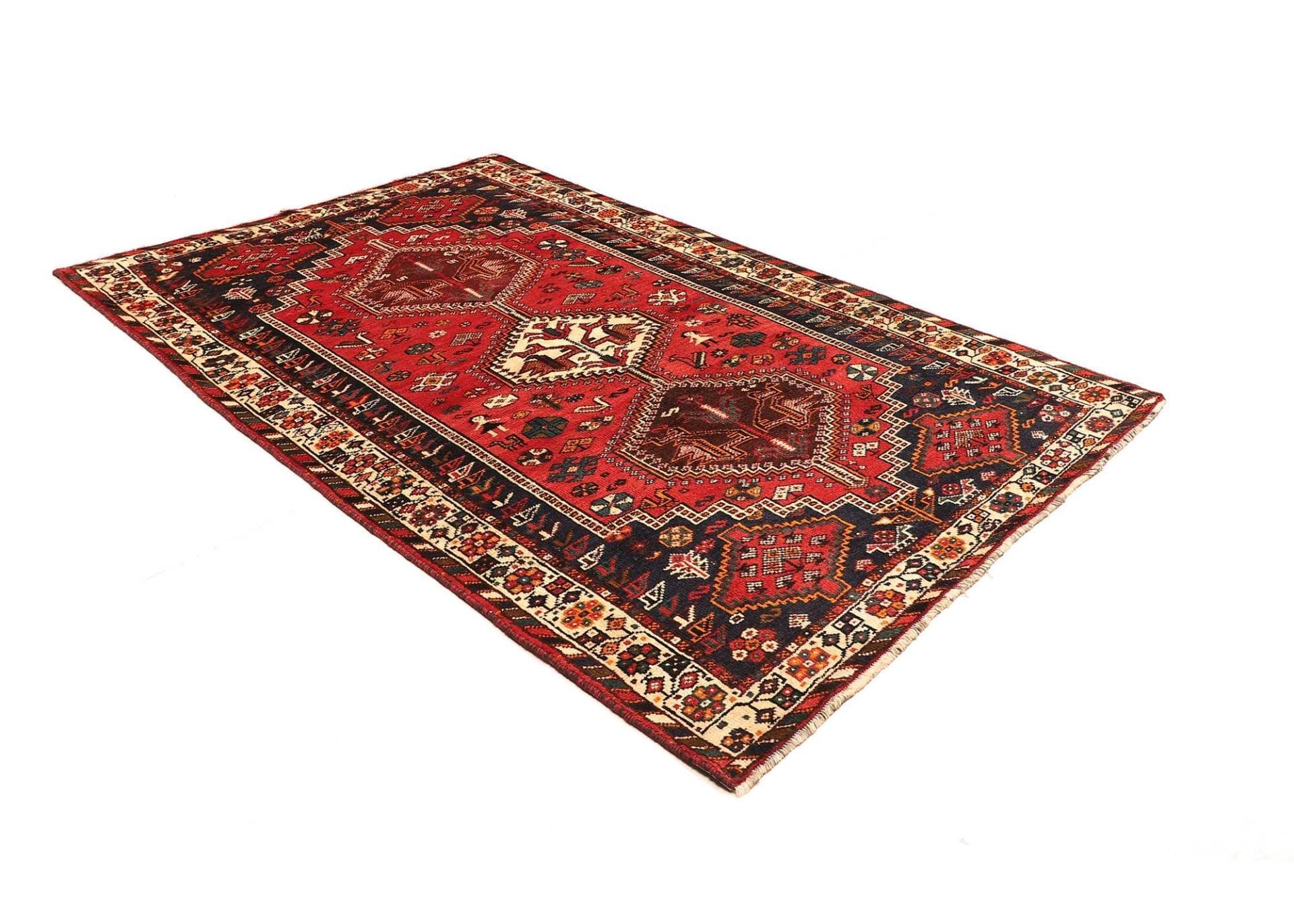 Wool Shiraz Persian Rug 173 × 255 cm, hand-knotted - Image 3