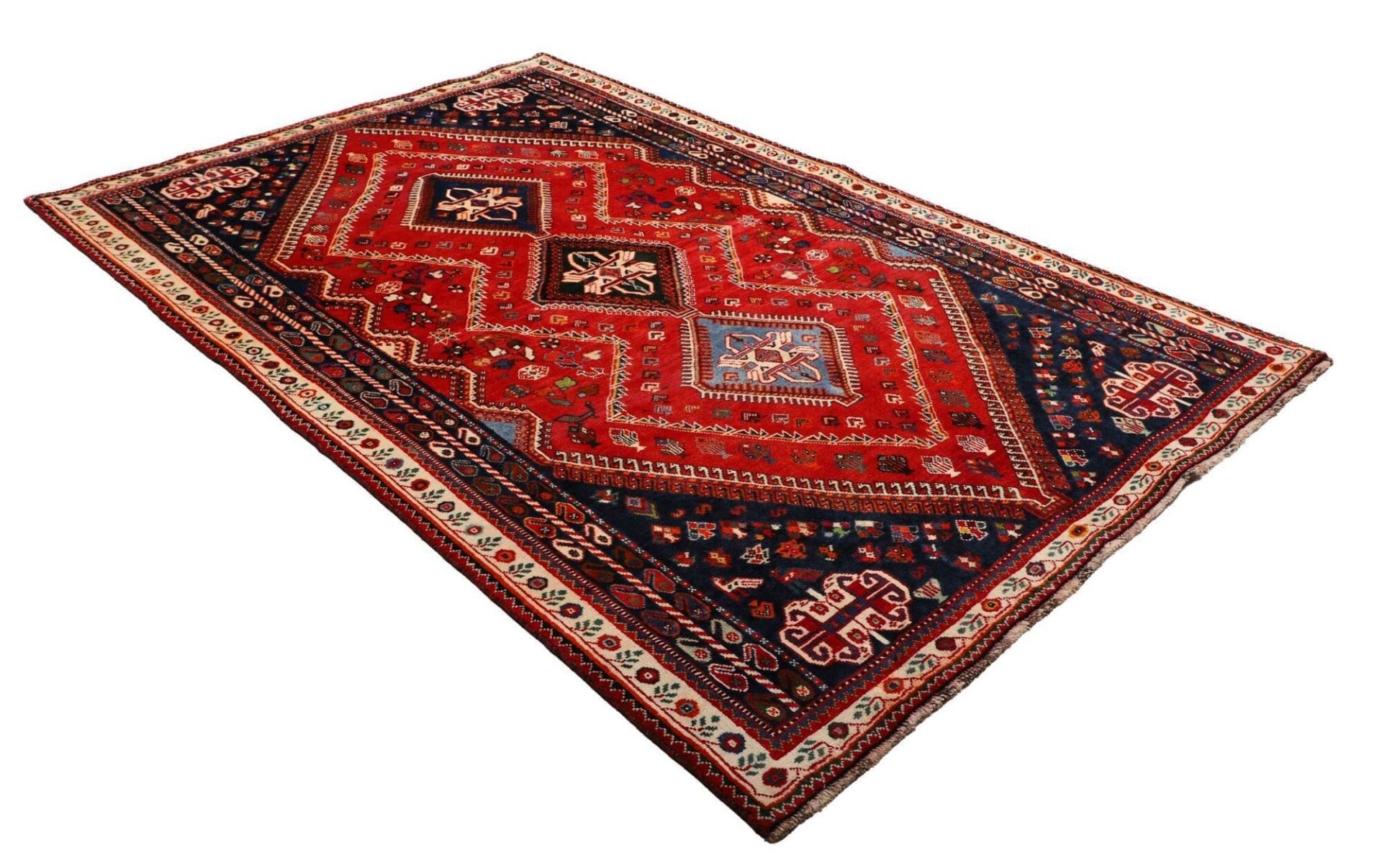 Shiraz Persian Rug 173 × 262 cm in Wool, hand-knotted - Image 3
