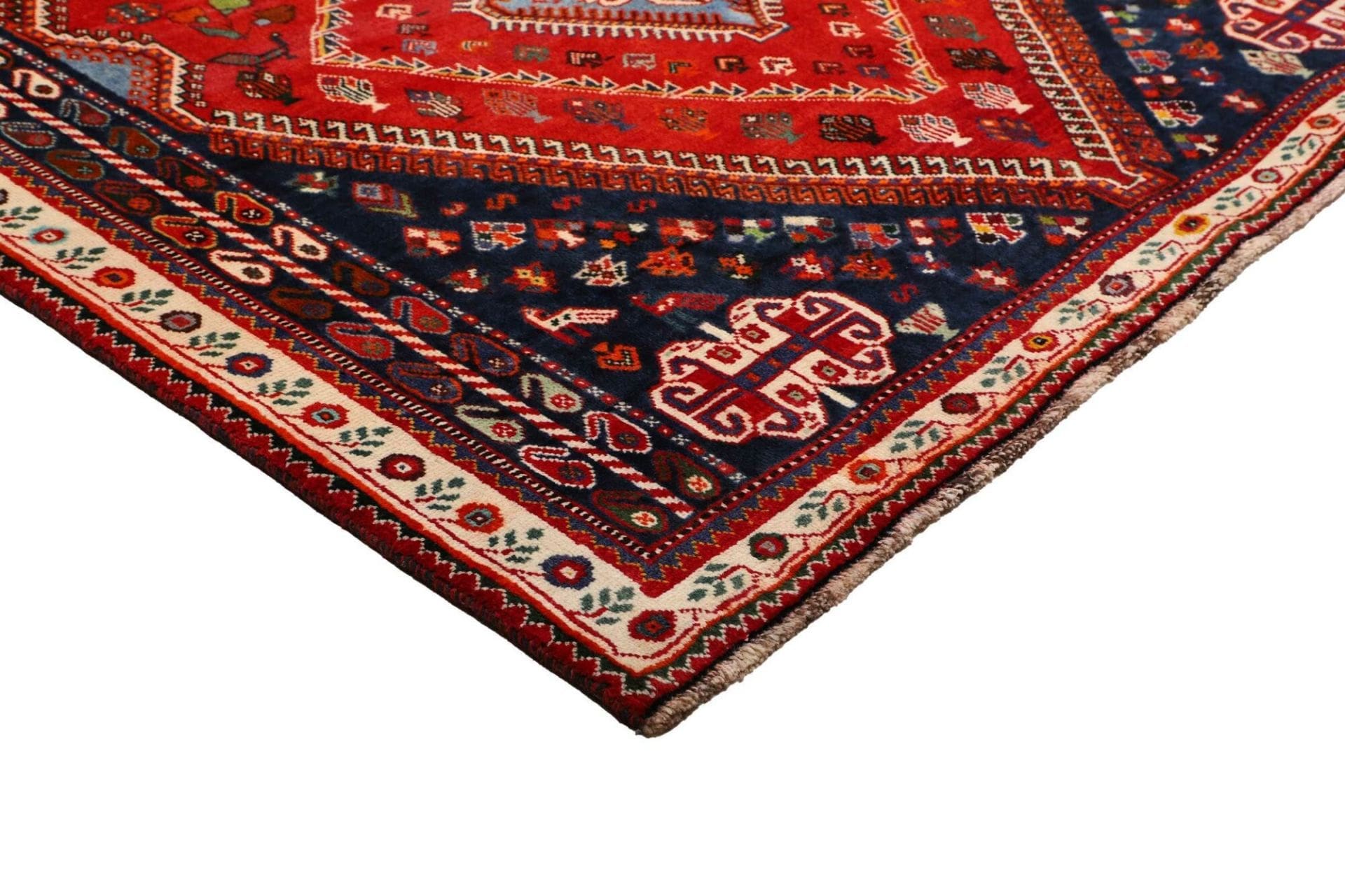 Shiraz Persian Rug 173 × 262 cm in Wool, hand-knotted - Image 5