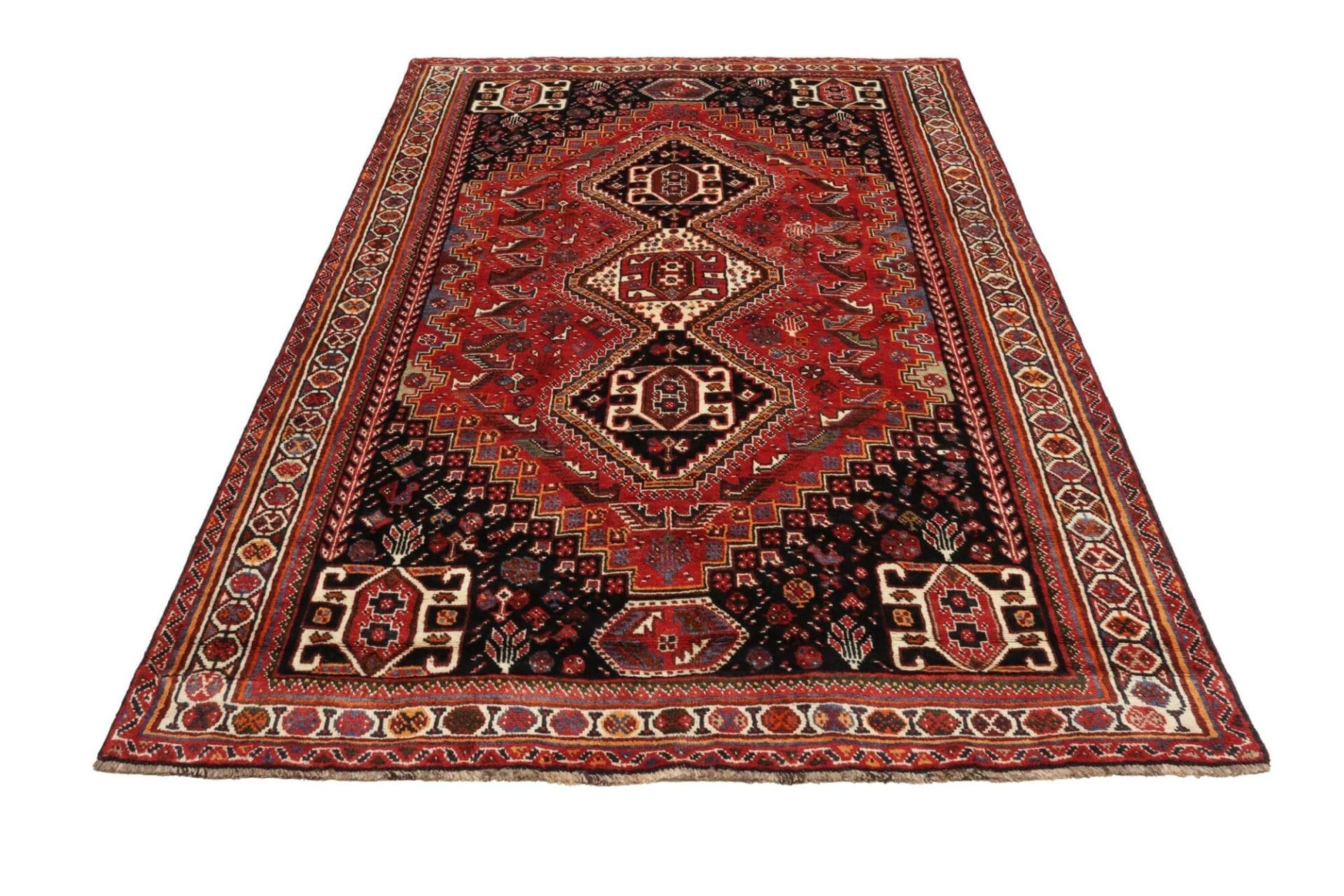 Wool Shiraz Persian Rug 173 × 260 cm, hand-knotted - Image 4
