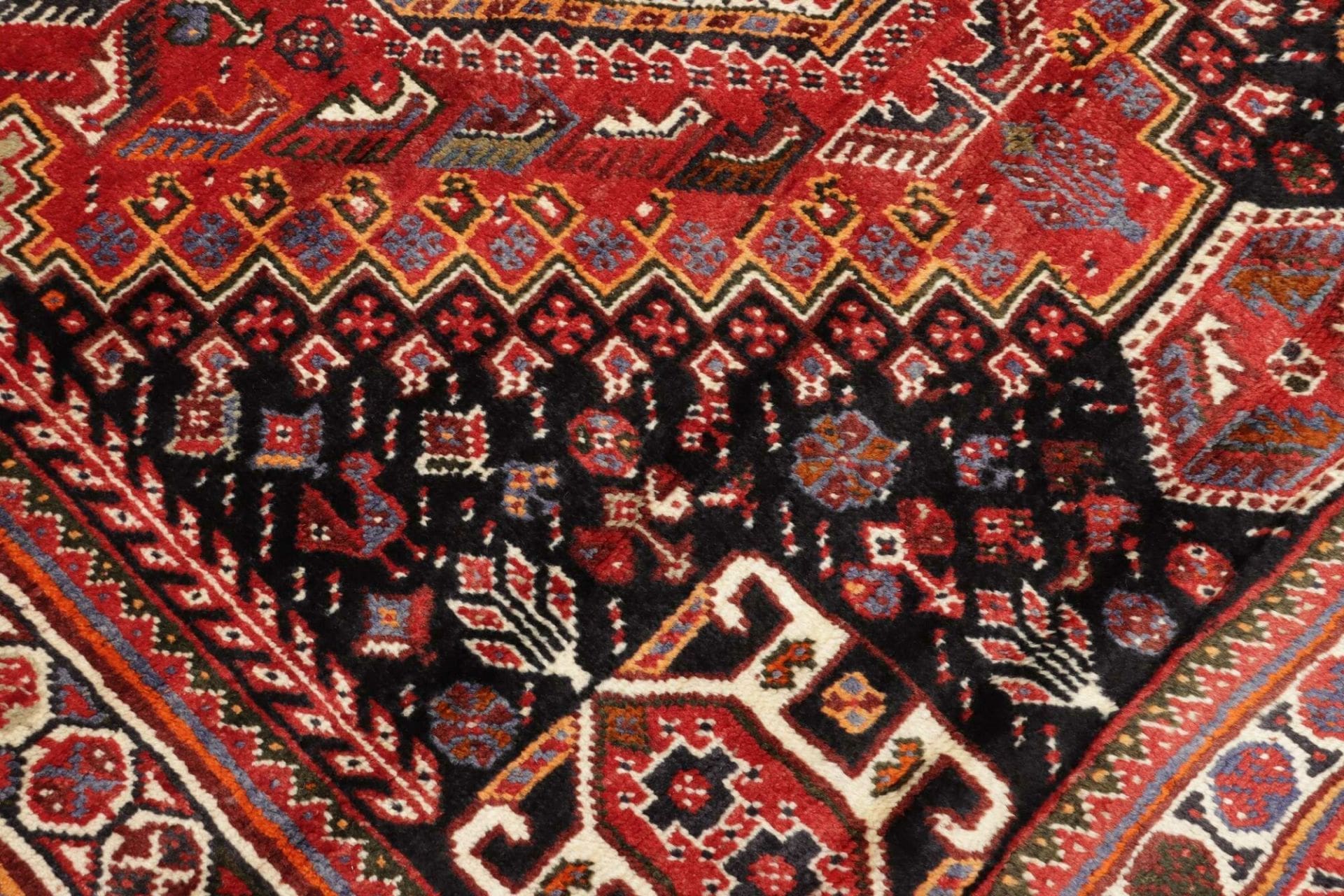 Wool Shiraz Persian Rug 173 × 260 cm, hand-knotted - Image 6
