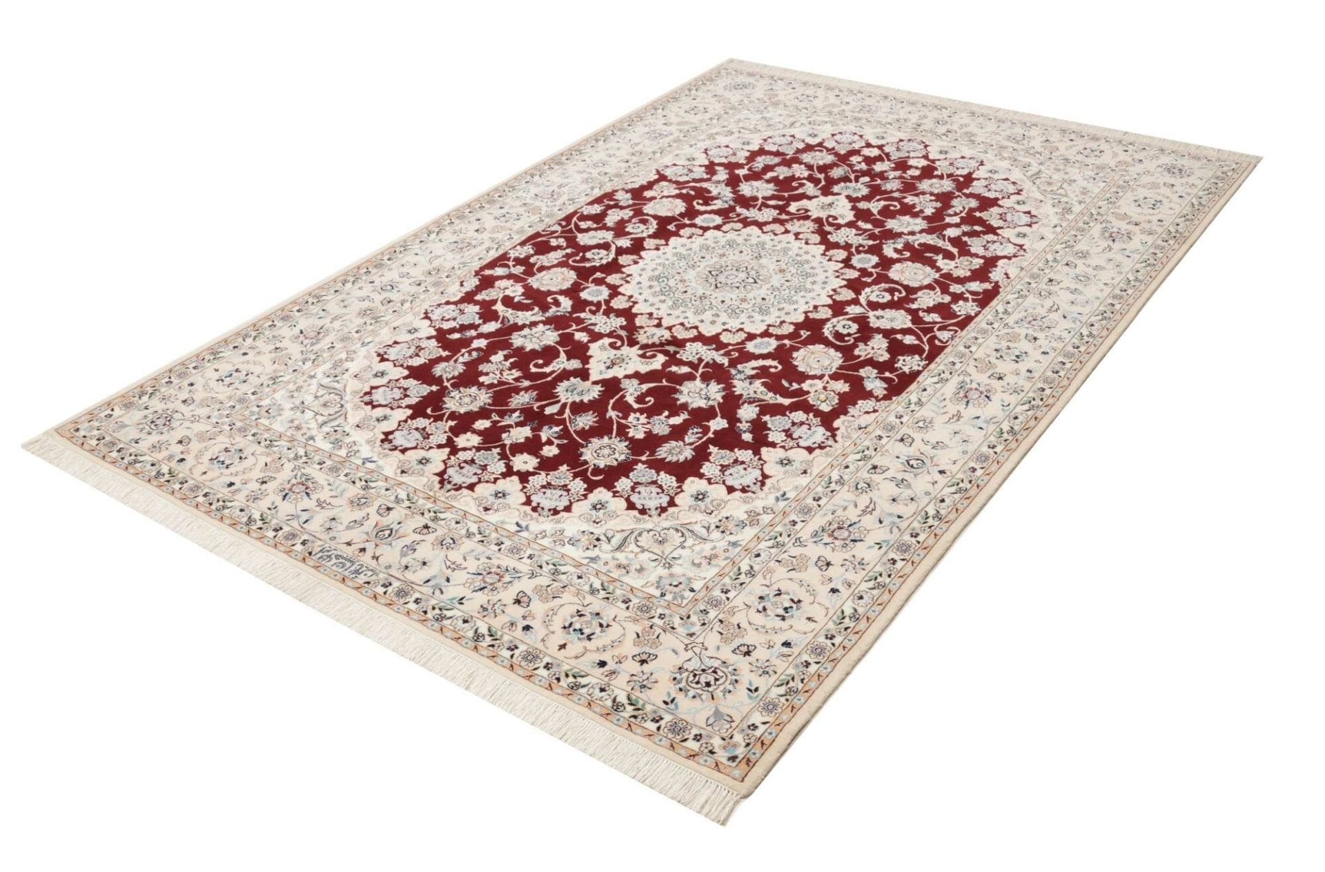 Alternative view of Hand-Knotted Nain Persian Rug, 163 × 240 cm, Wool