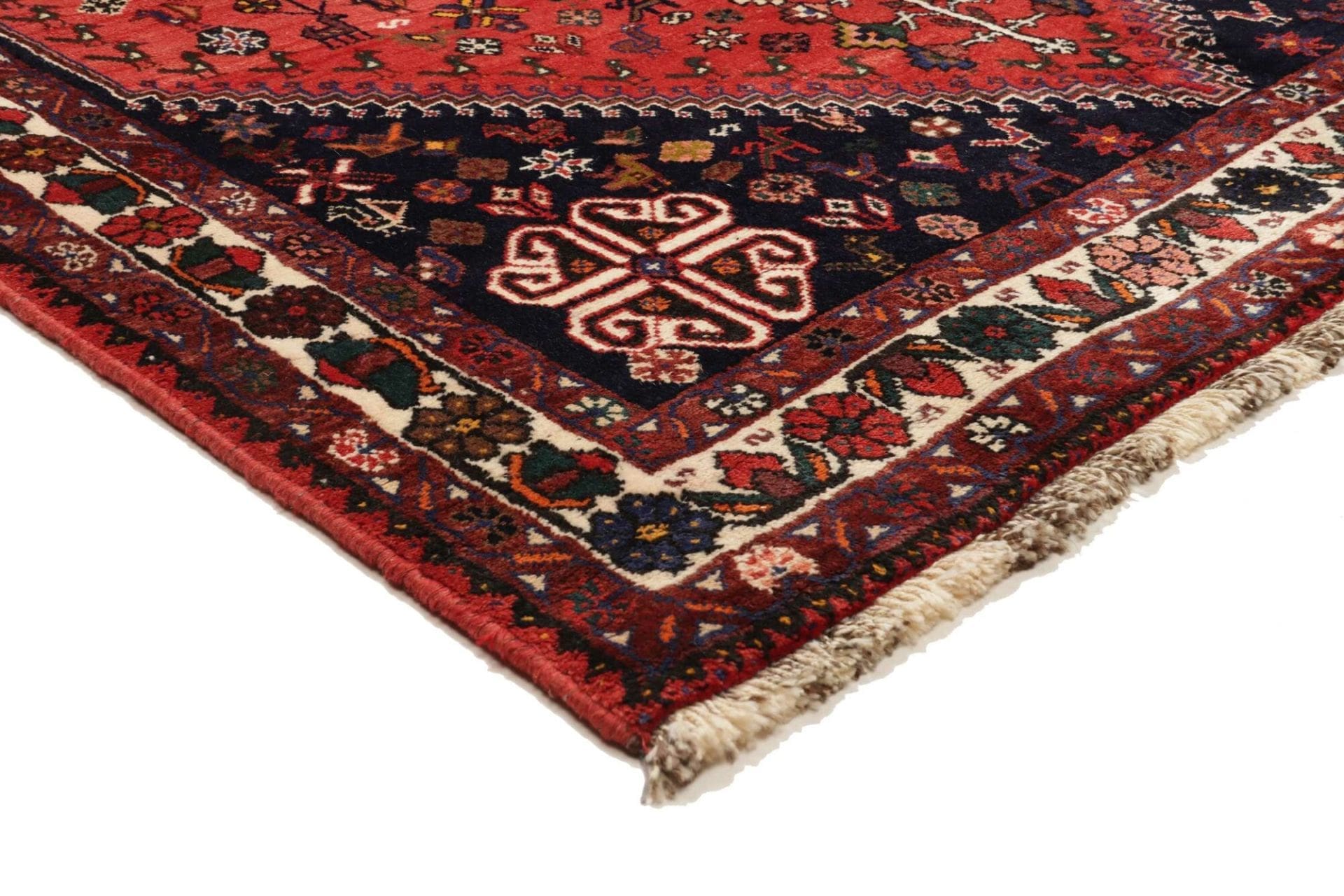 Wool Qashqai Persian Rug 165 × 218 cm, hand-knotted - Image 5