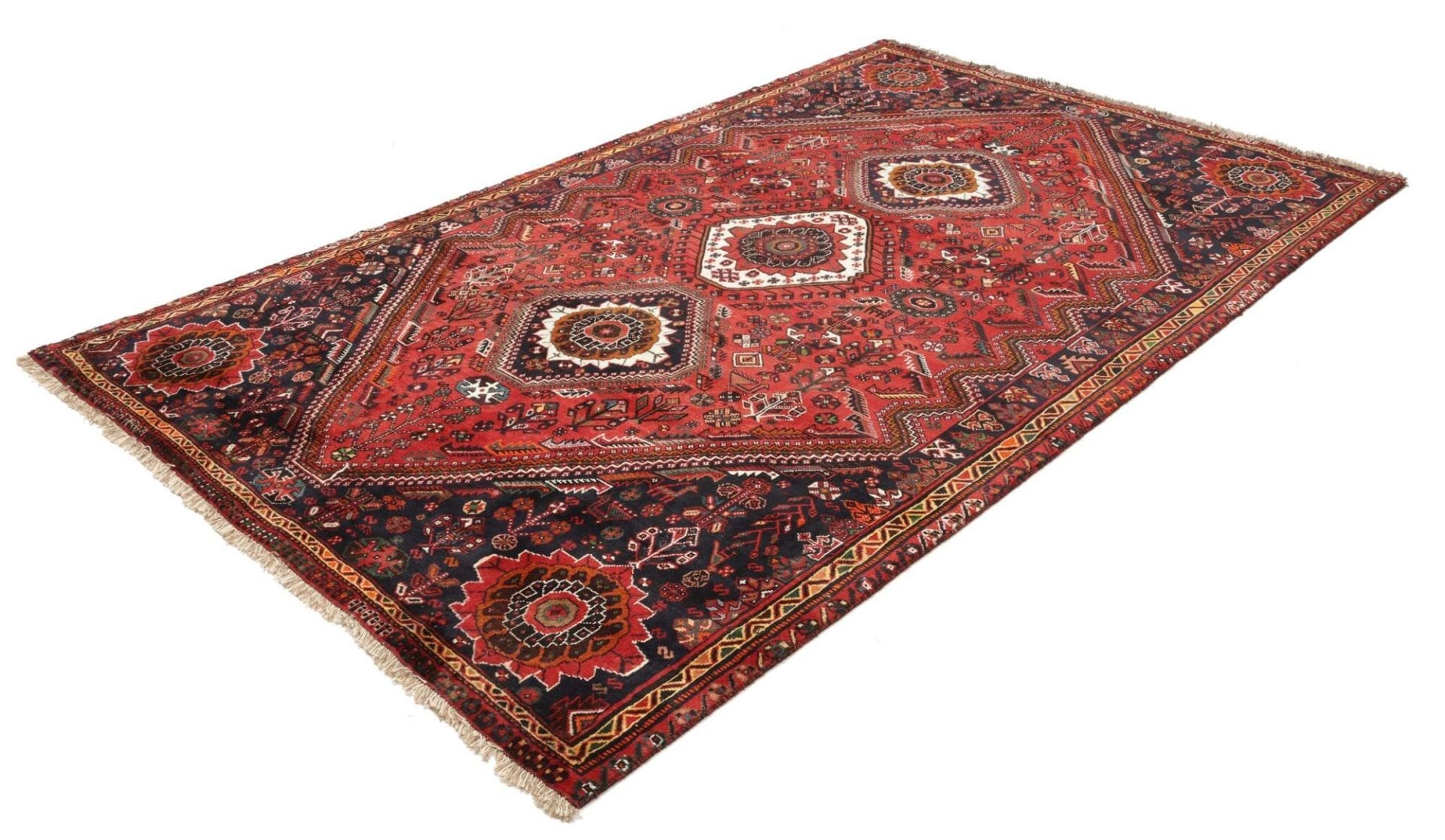 Alternative view of Shiraz Persian Rug 171 × 273 cm in Wool, hand-knotted