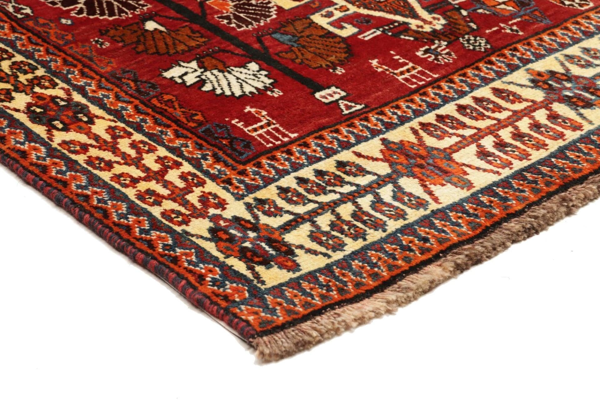 Qashqai Persian Rug 163 × 240 cm in Wool, hand-knotted - Image 5