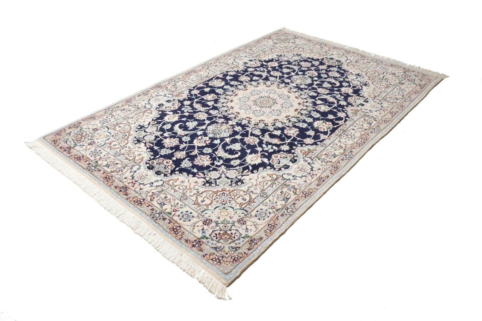 Alternative view of Hand-Knotted Nain Persian Rug, 153 × 235 cm, Wool