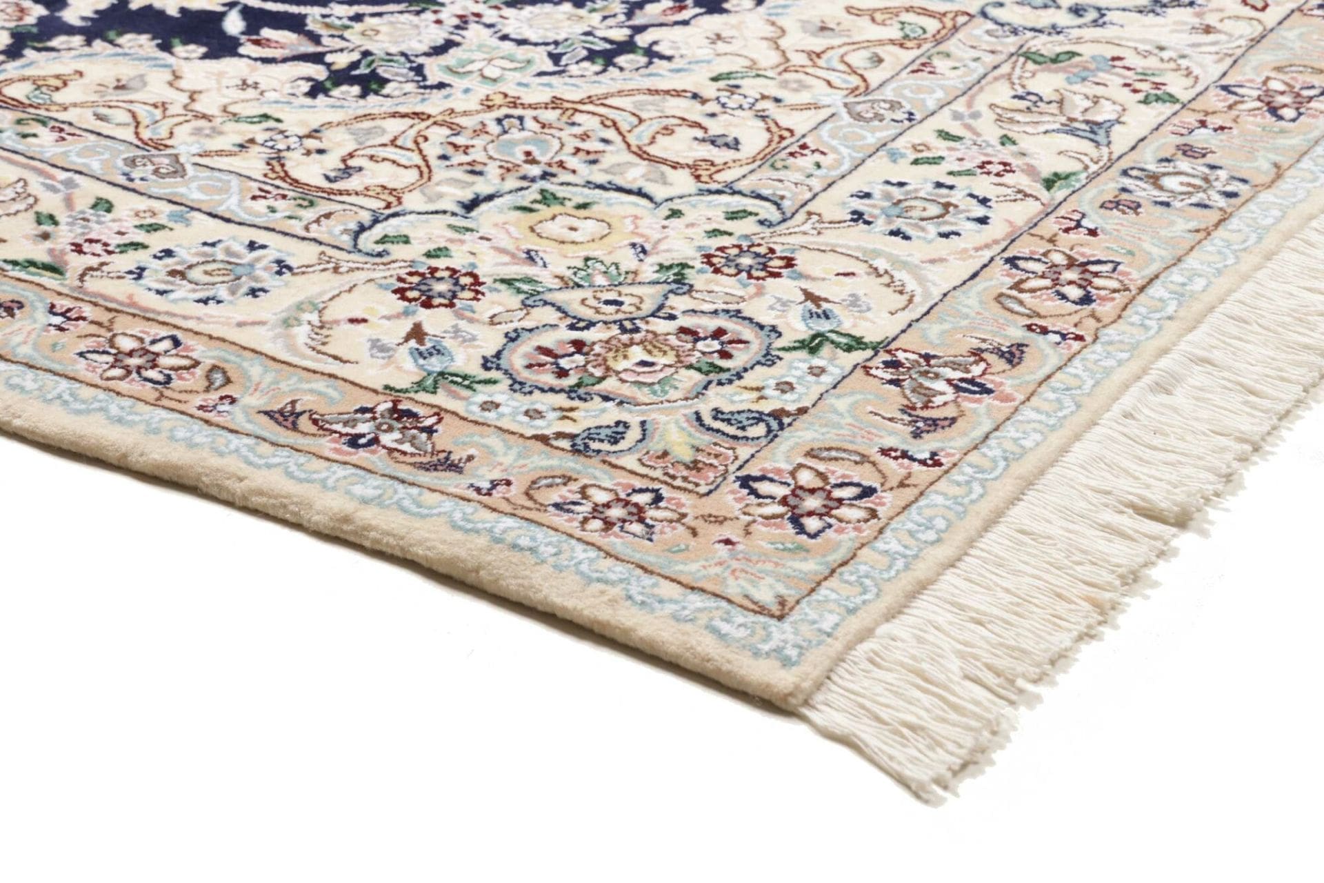 Hand-Knotted Nain Persian Rug, 153 × 235 cm, Wool - Image 5