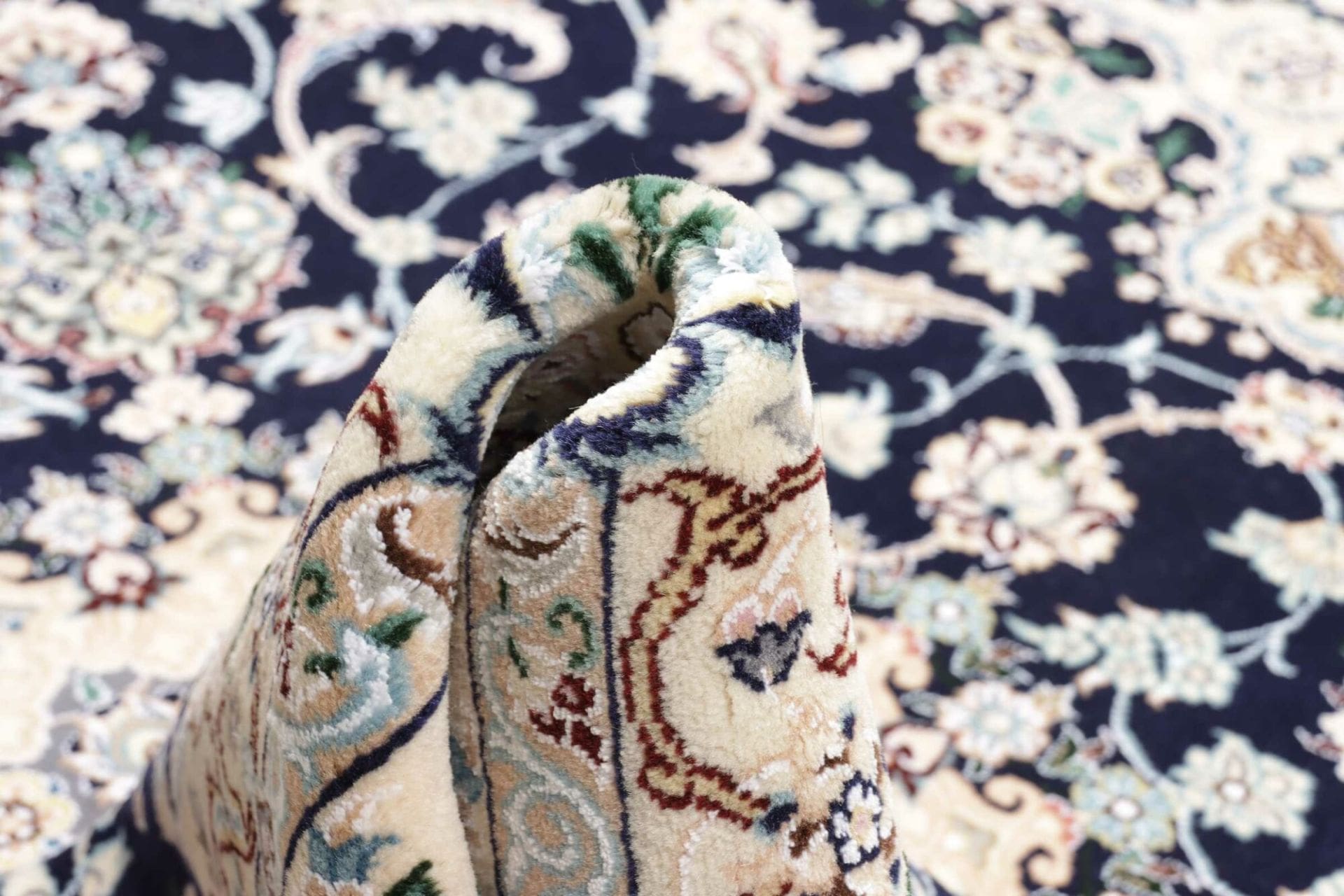 Hand-Knotted Nain Persian Rug, 153 × 235 cm, Wool - Image 10