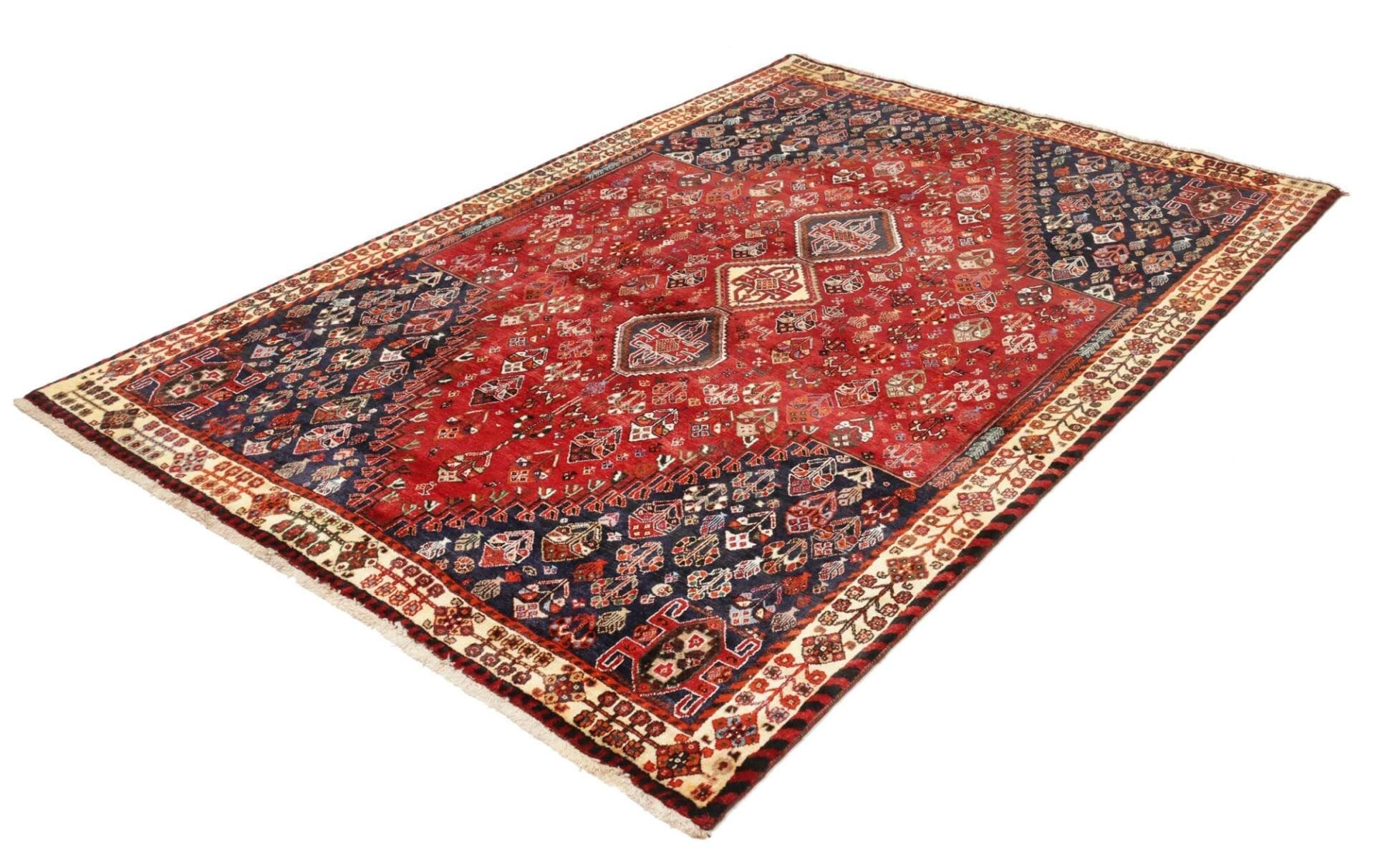 Alternative view of Wool Qashqai Persian Rug 165 × 238 cm, hand-knotted
