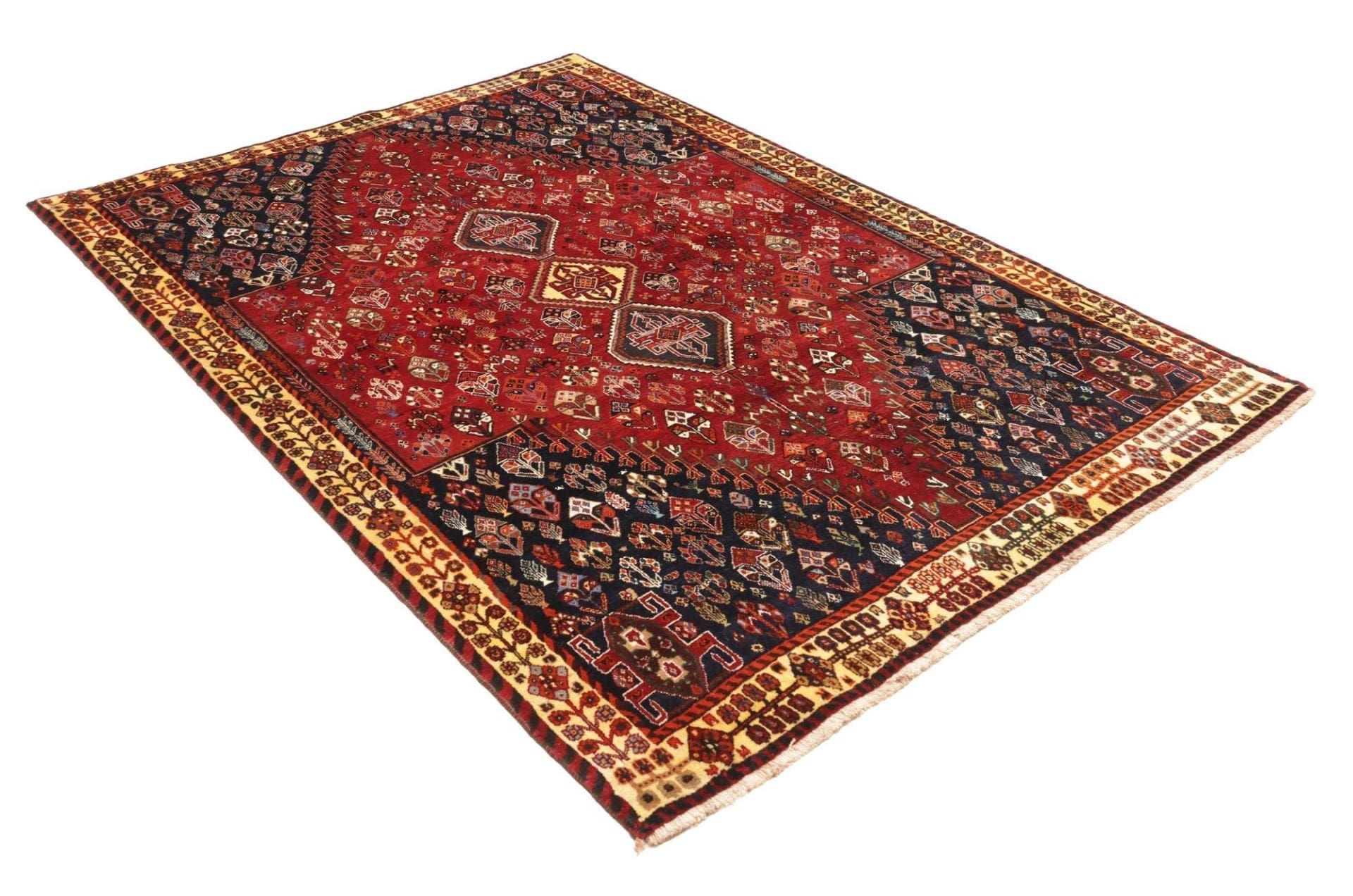 Wool Qashqai Persian Rug 165 × 238 cm, hand-knotted - Image 3