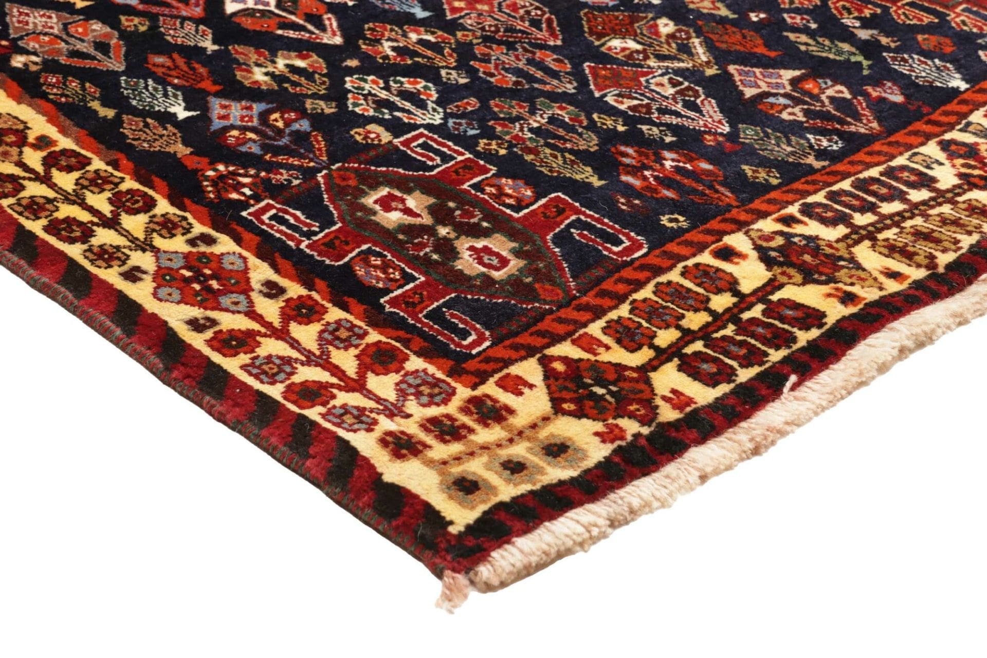 Wool Qashqai Persian Rug 165 × 238 cm, hand-knotted - Image 5