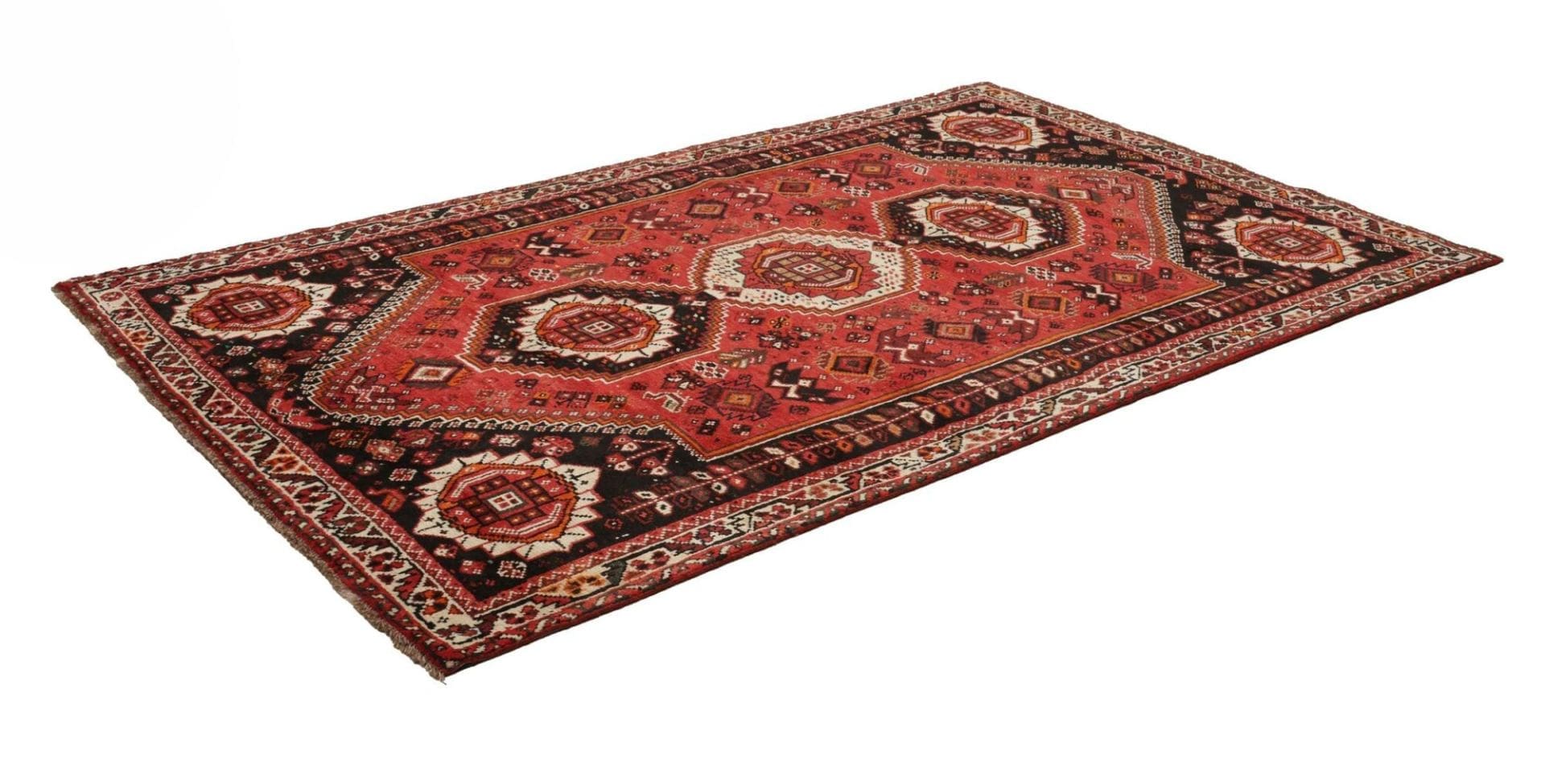 Alternative view of Wool Qashqai Persian Rug 163 × 267 cm, hand-knotted