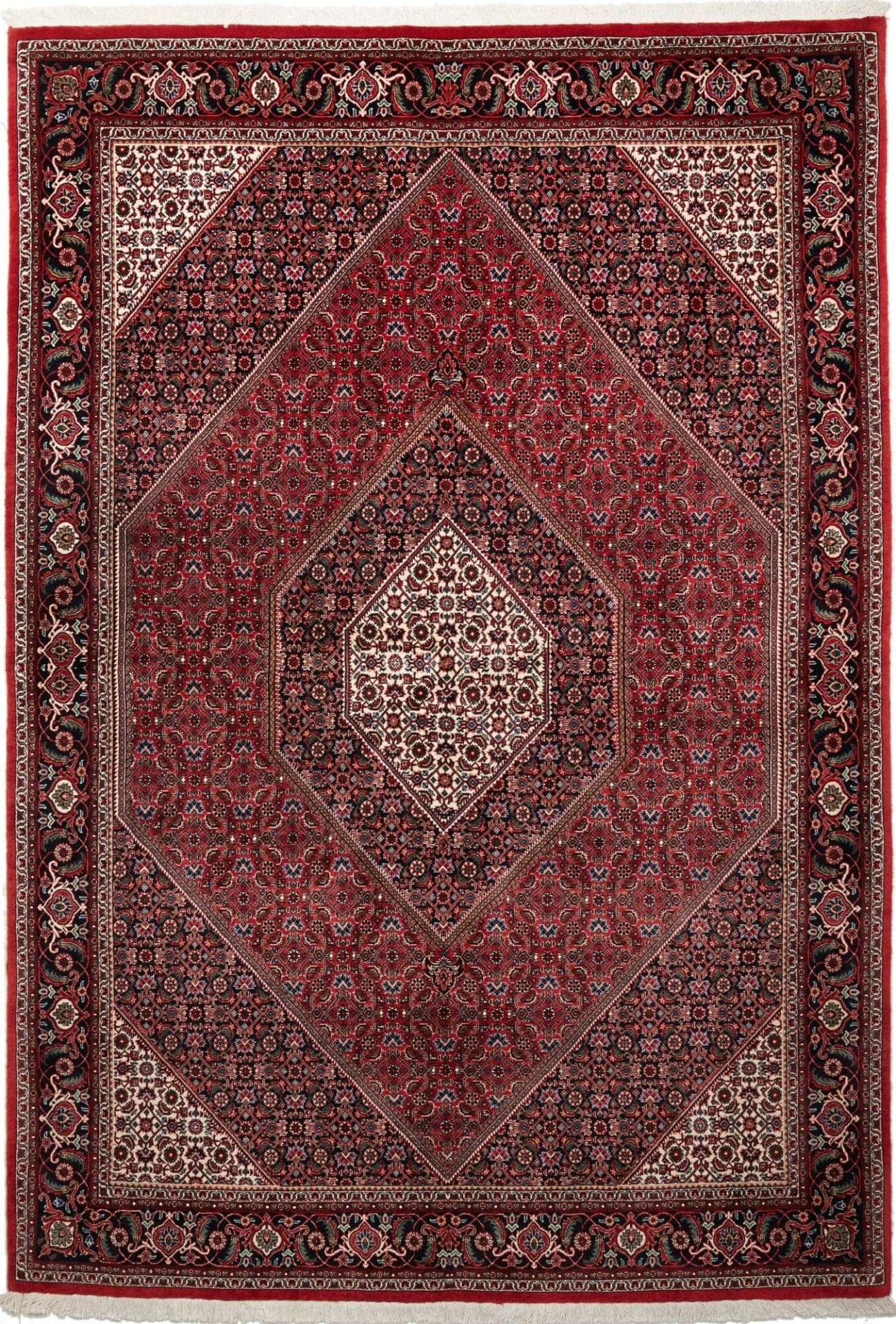 Alternative view of Bijar Persian Rug 171 × 246 cm in Wool, hand-knotted
