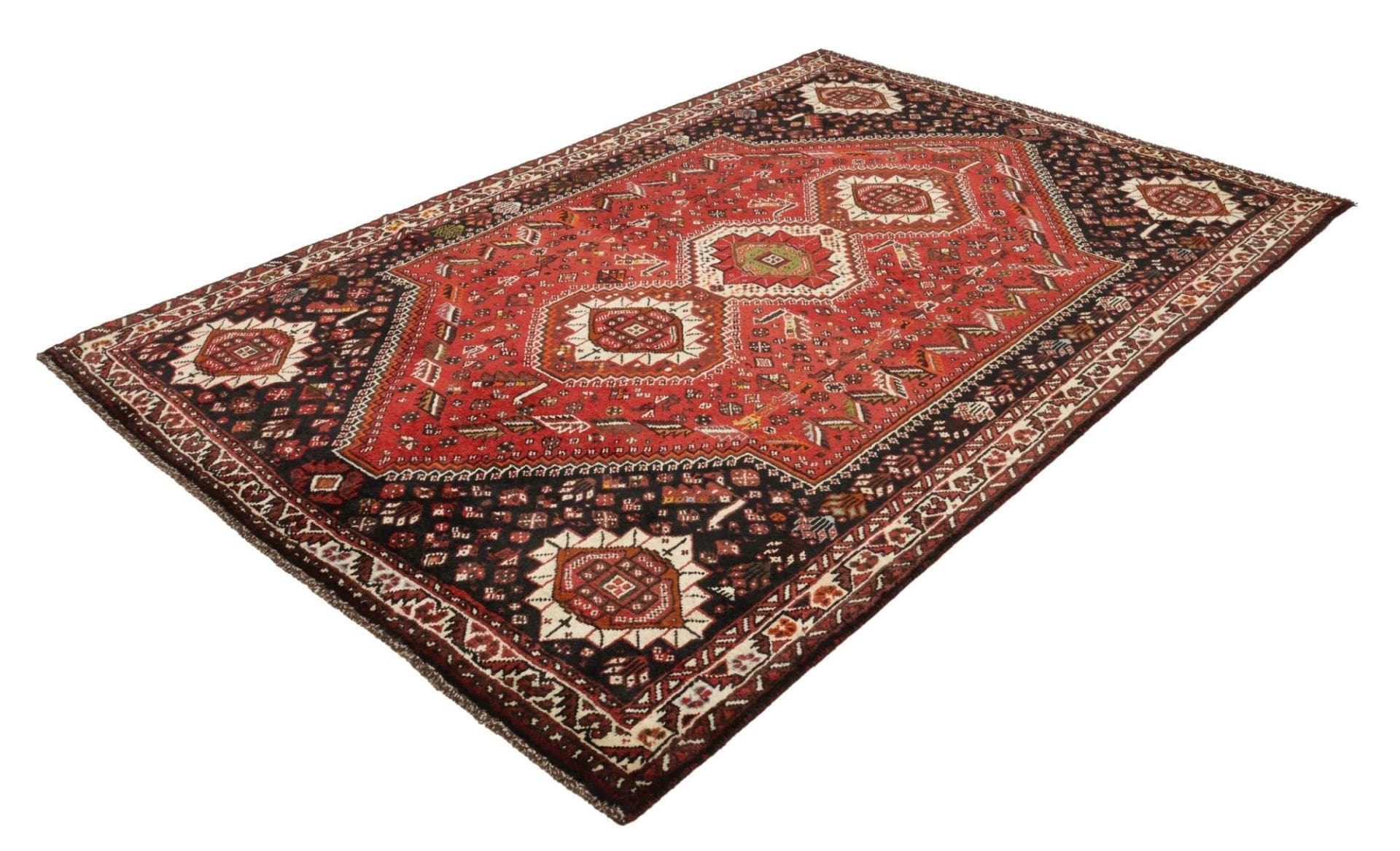 Alternative view of Wool Shiraz Persian Rug 176 × 260 cm, hand-knotted