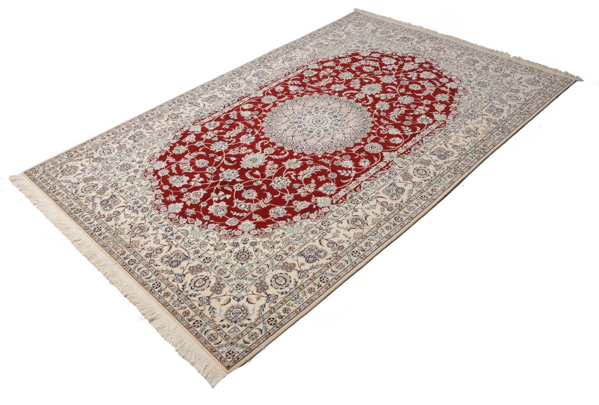 Alternative view of Wool Nain Persian Rug 155 × 241 cm, hand-knotted
