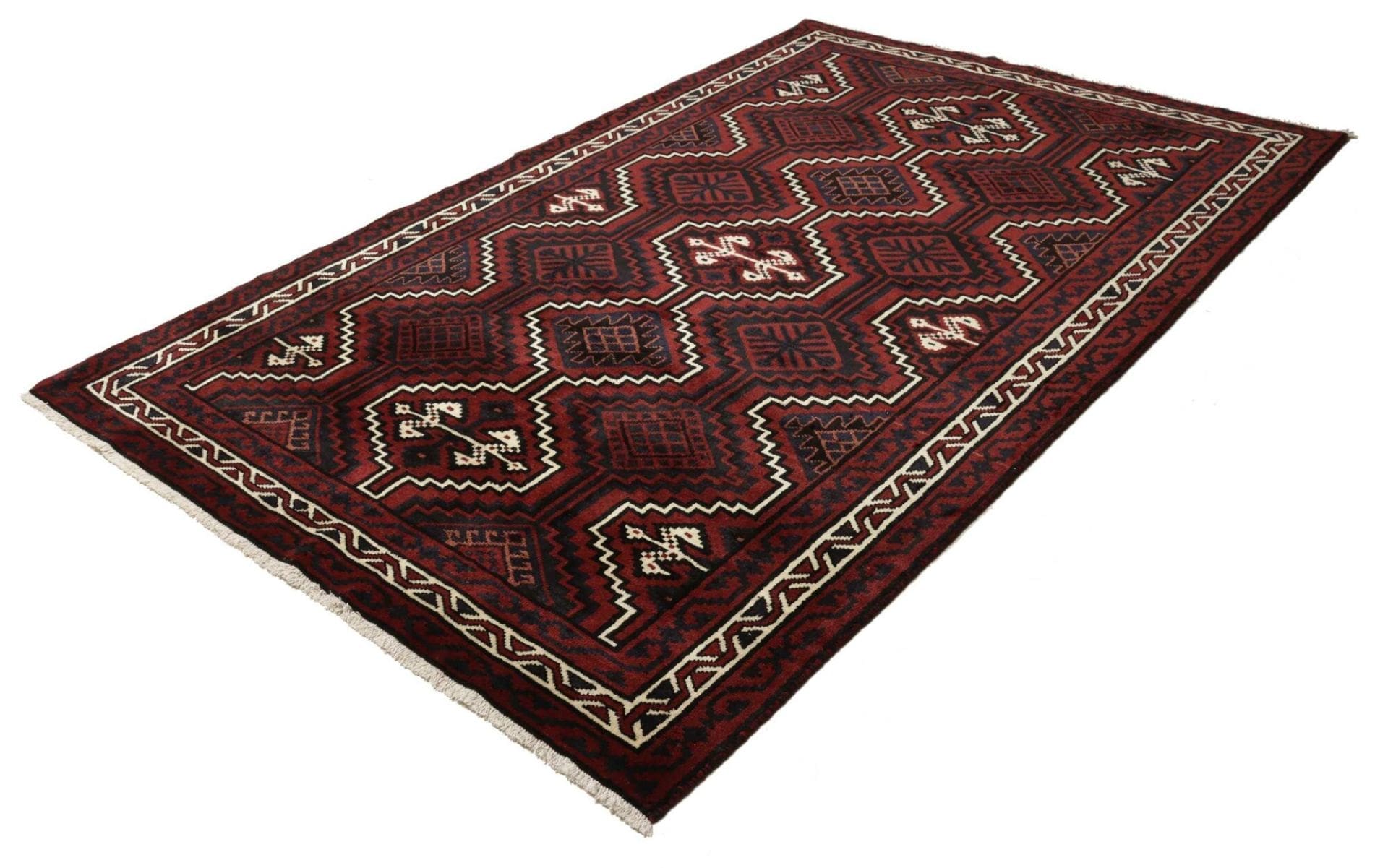 Alternative view of Loribaft Persian Rug 173 × 262 cm in Wool, hand-knotted