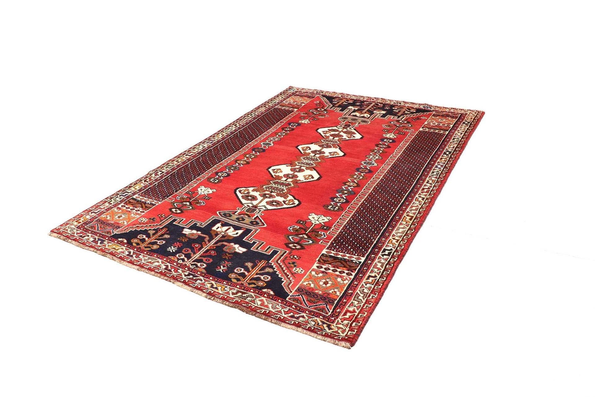 Alternative view of Hand-Knotted Shiraz Persian Rug, 163 × 240 cm, Wool