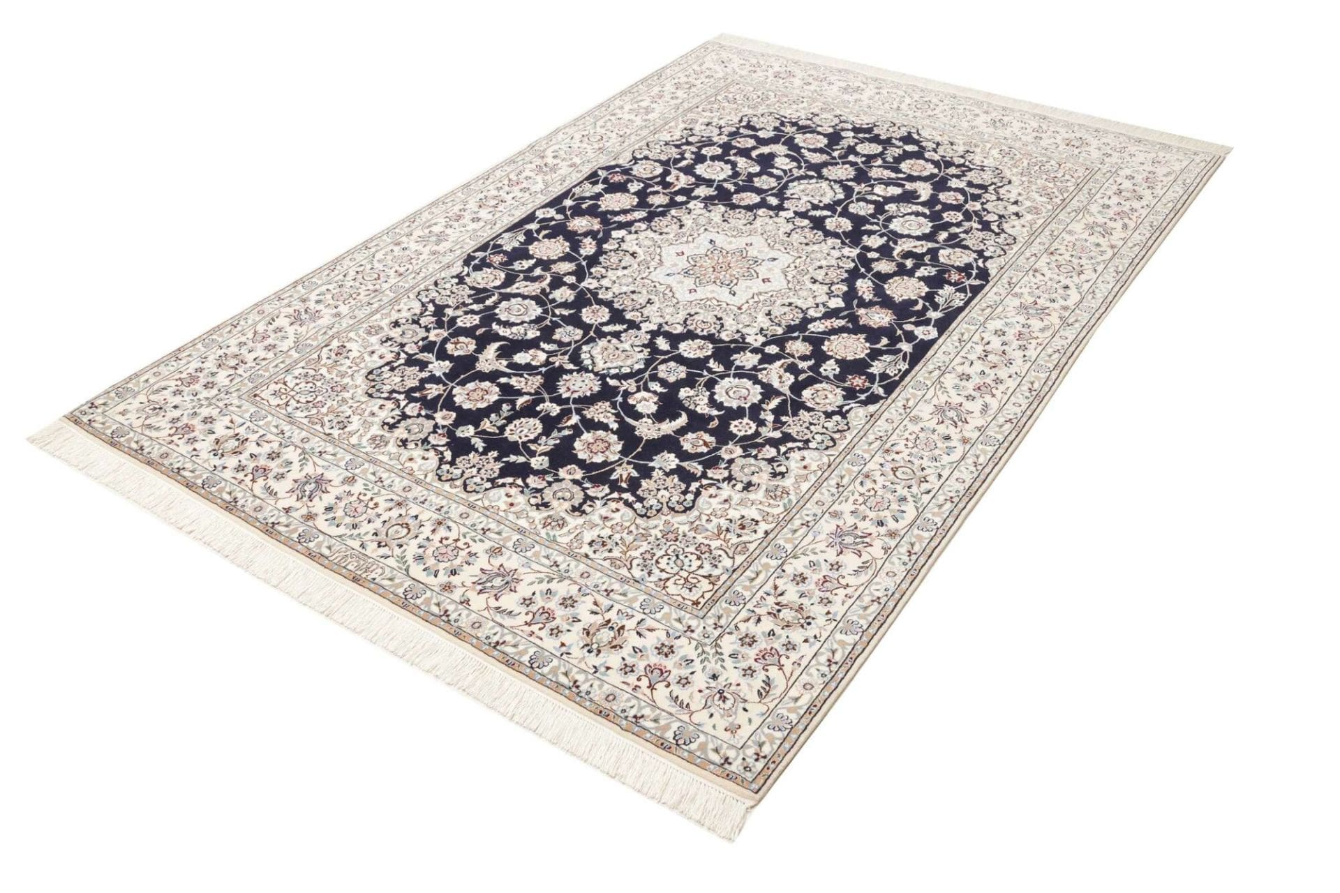 Alternative view of Hand-Knotted Nain Persian Rug, 151 × 223 cm, Wool