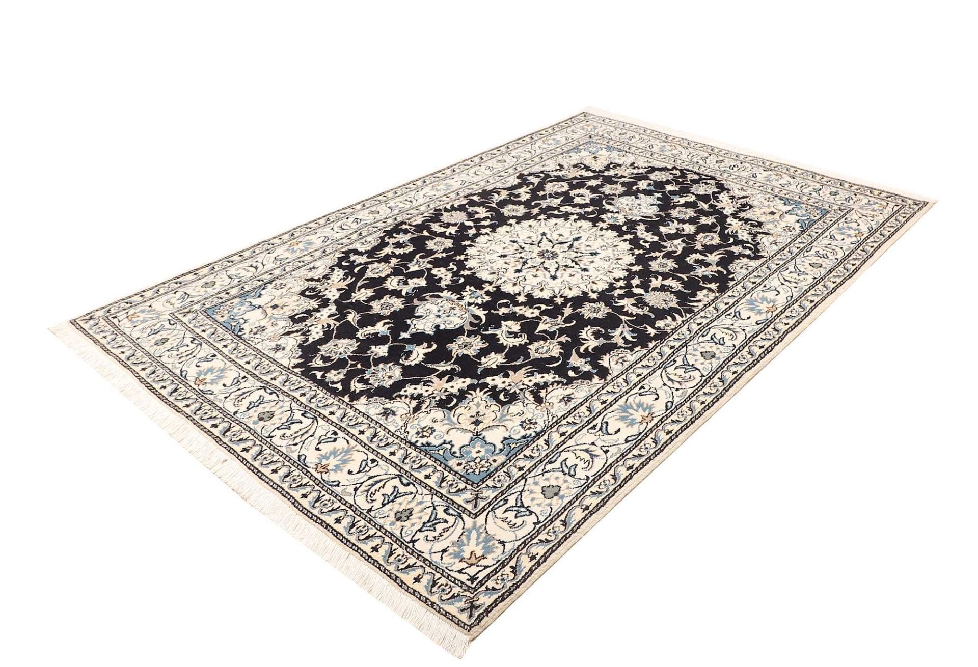 Alternative view of Hand-Knotted Nain Persian Rug, 168 × 246 cm, Wool