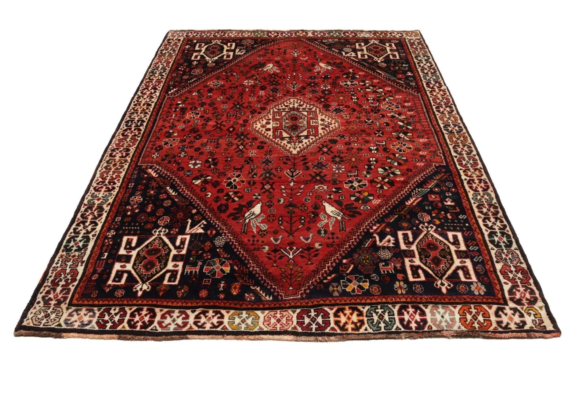 Qashqai Persian Rug 175 × 250 cm in Wool, hand-knotted - Image 4