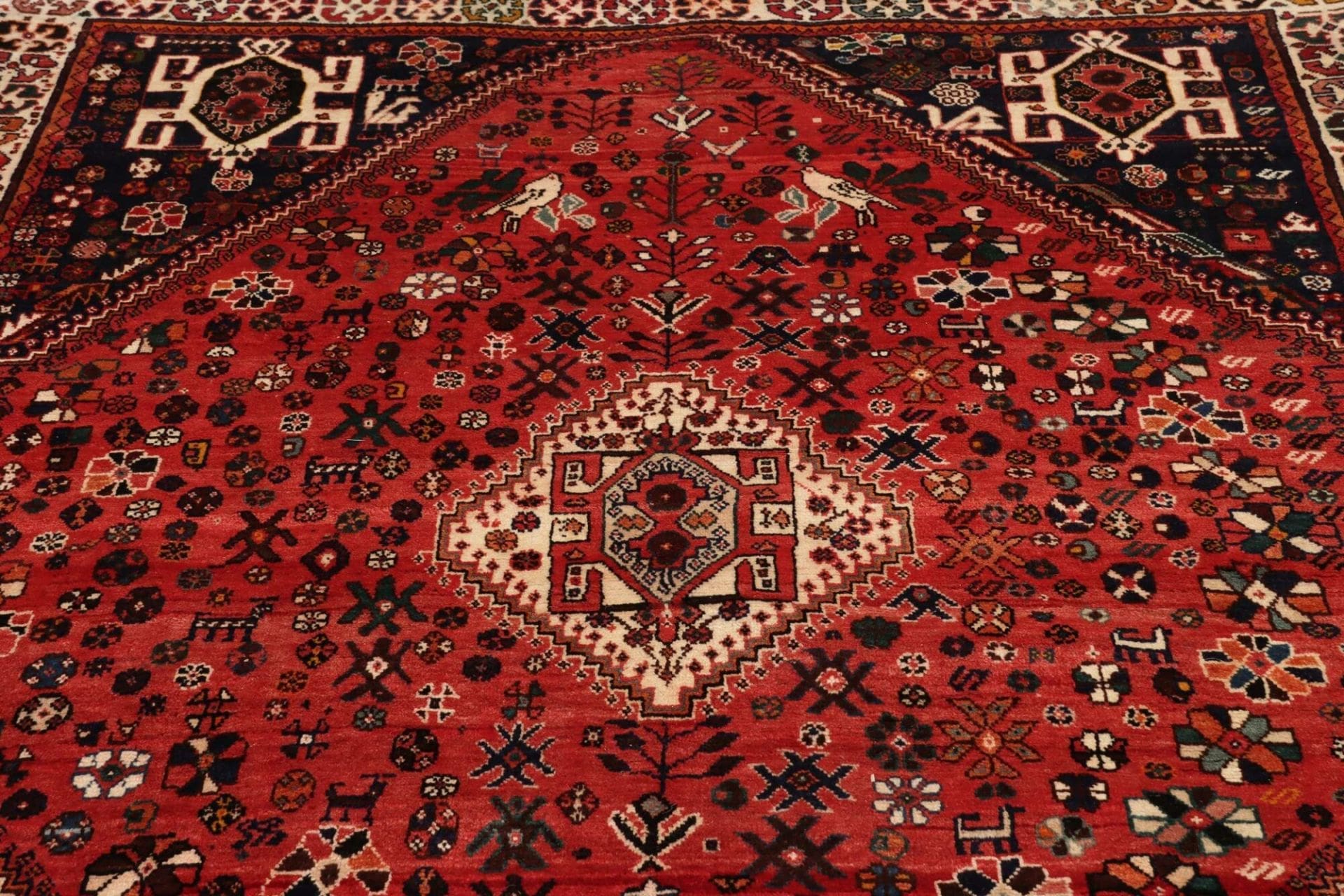 Qashqai Persian Rug 175 × 250 cm in Wool, hand-knotted - Image 8