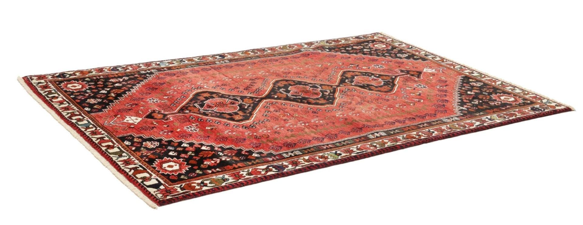 Alternative view of Shiraz Persian Rug 166 × 253 cm in Wool, hand-knotted