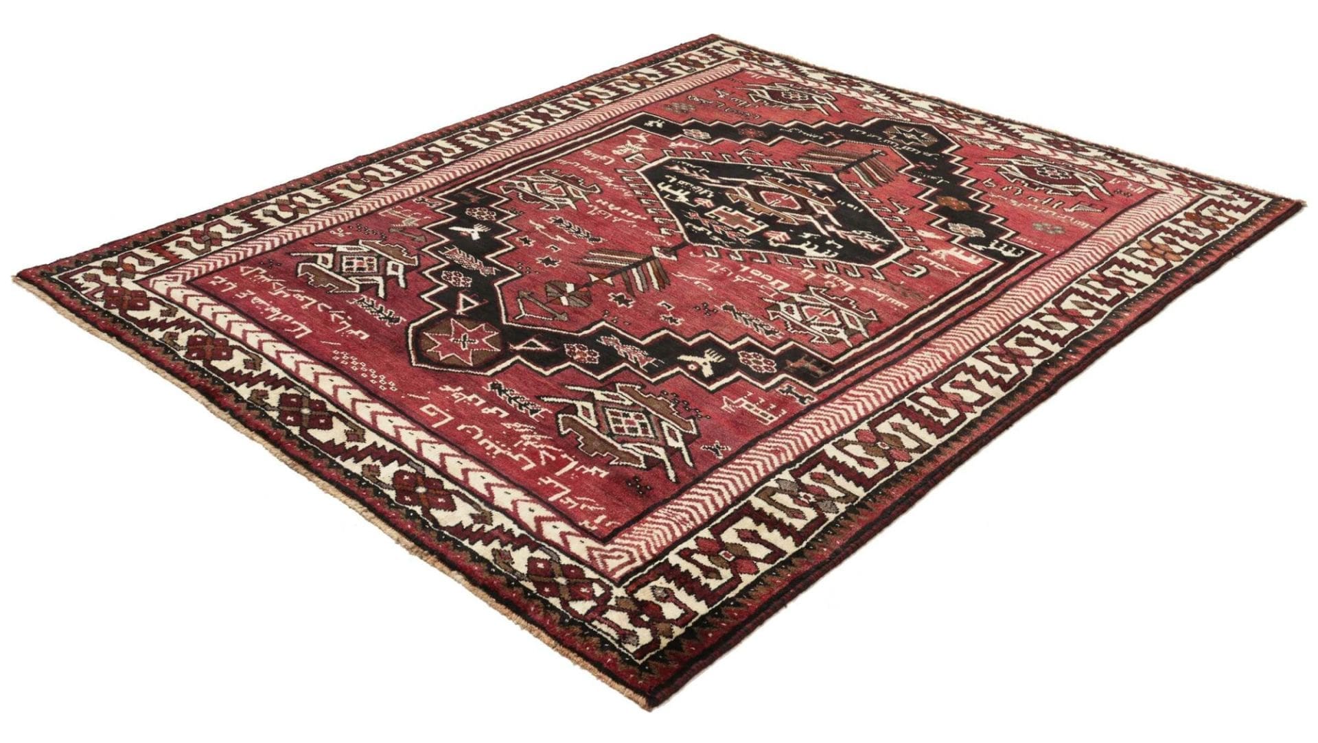Alternative view of Wool Loribaft Persian Rug 163 × 230 cm, hand-knotted