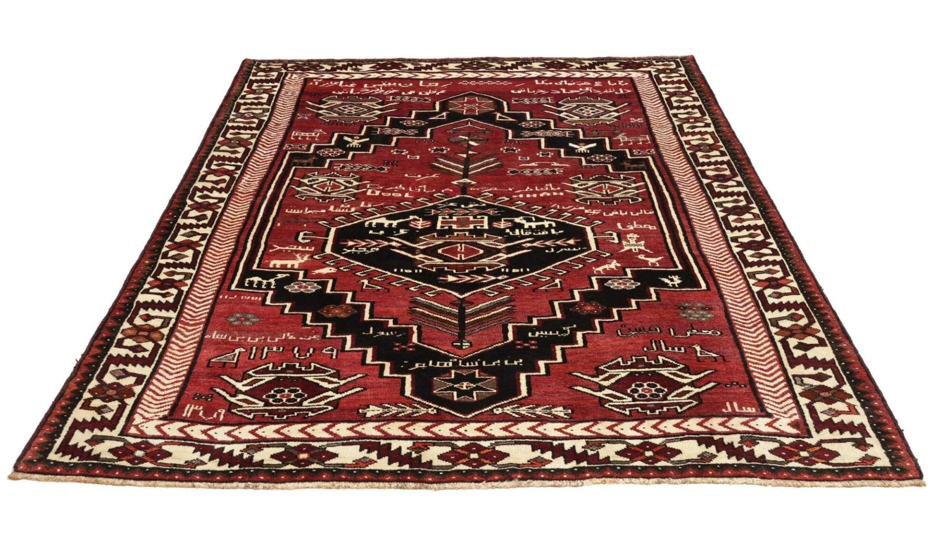 Wool Loribaft Persian Rug 163 × 230 cm, hand-knotted - Image 4