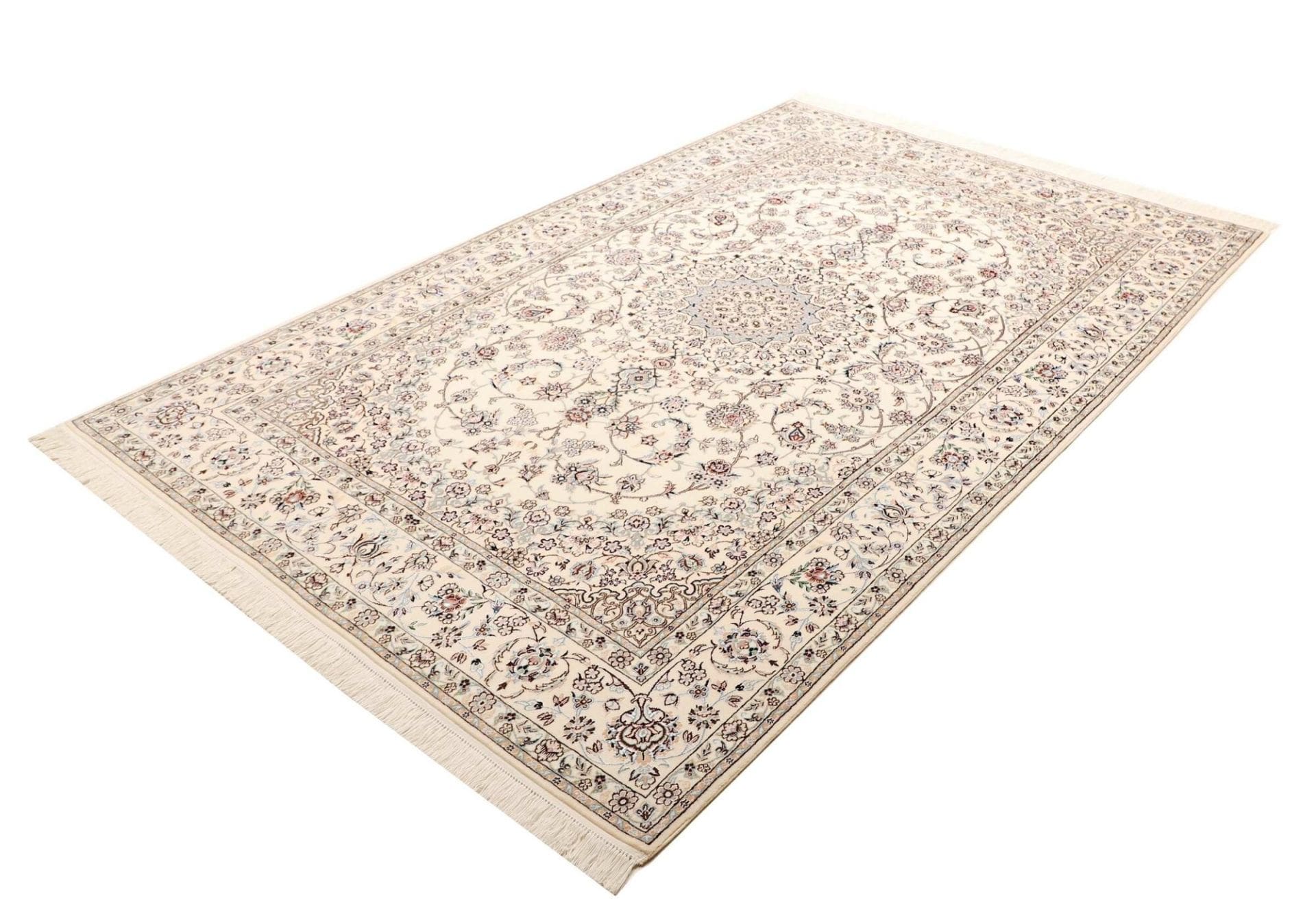 Alternative view of Hand-Knotted Nain Persian Rug, 162 × 244 cm, Wool
