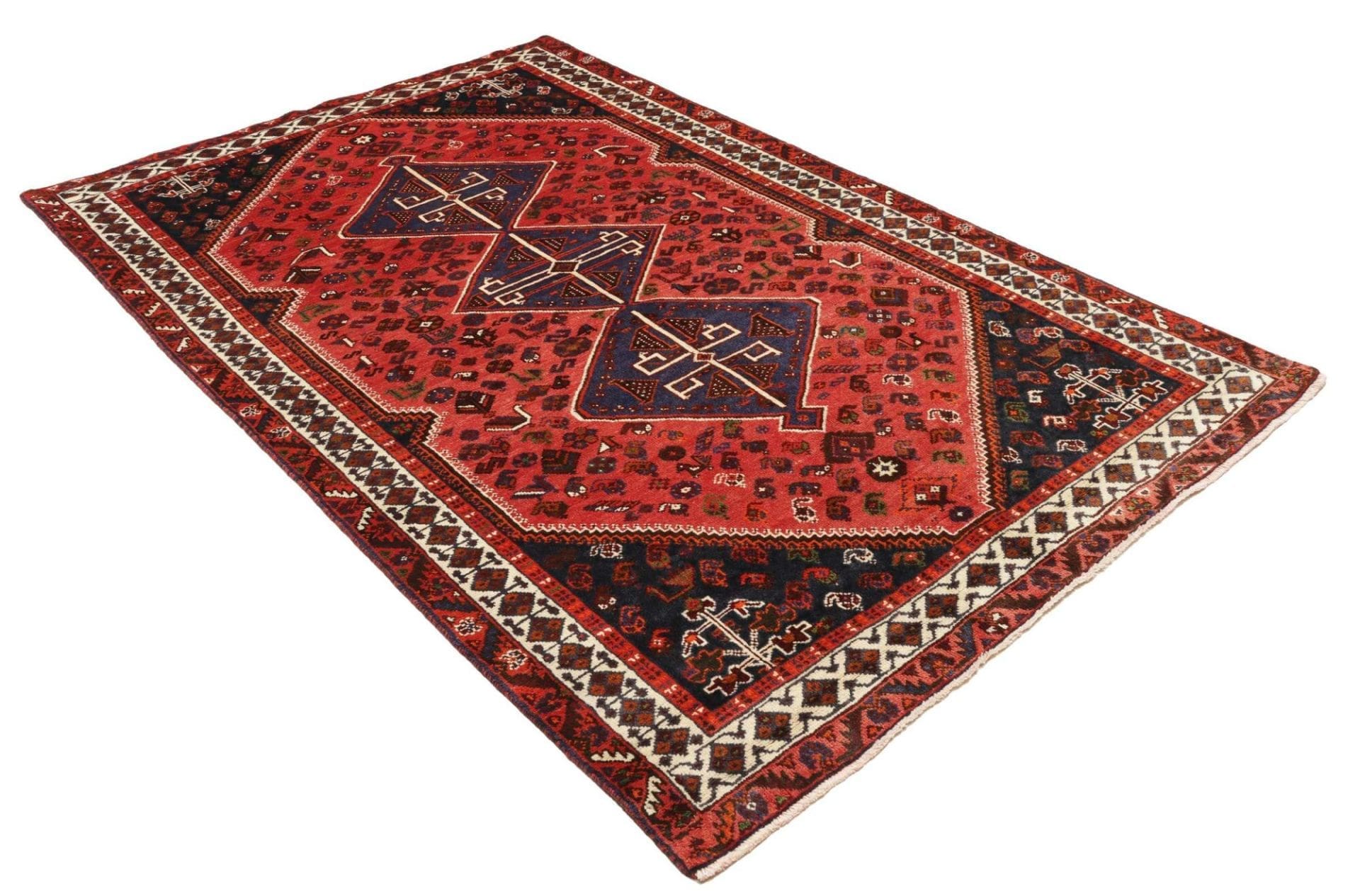 Shiraz Persian Rug 163 × 258 cm in Wool, hand-knotted - Image 3