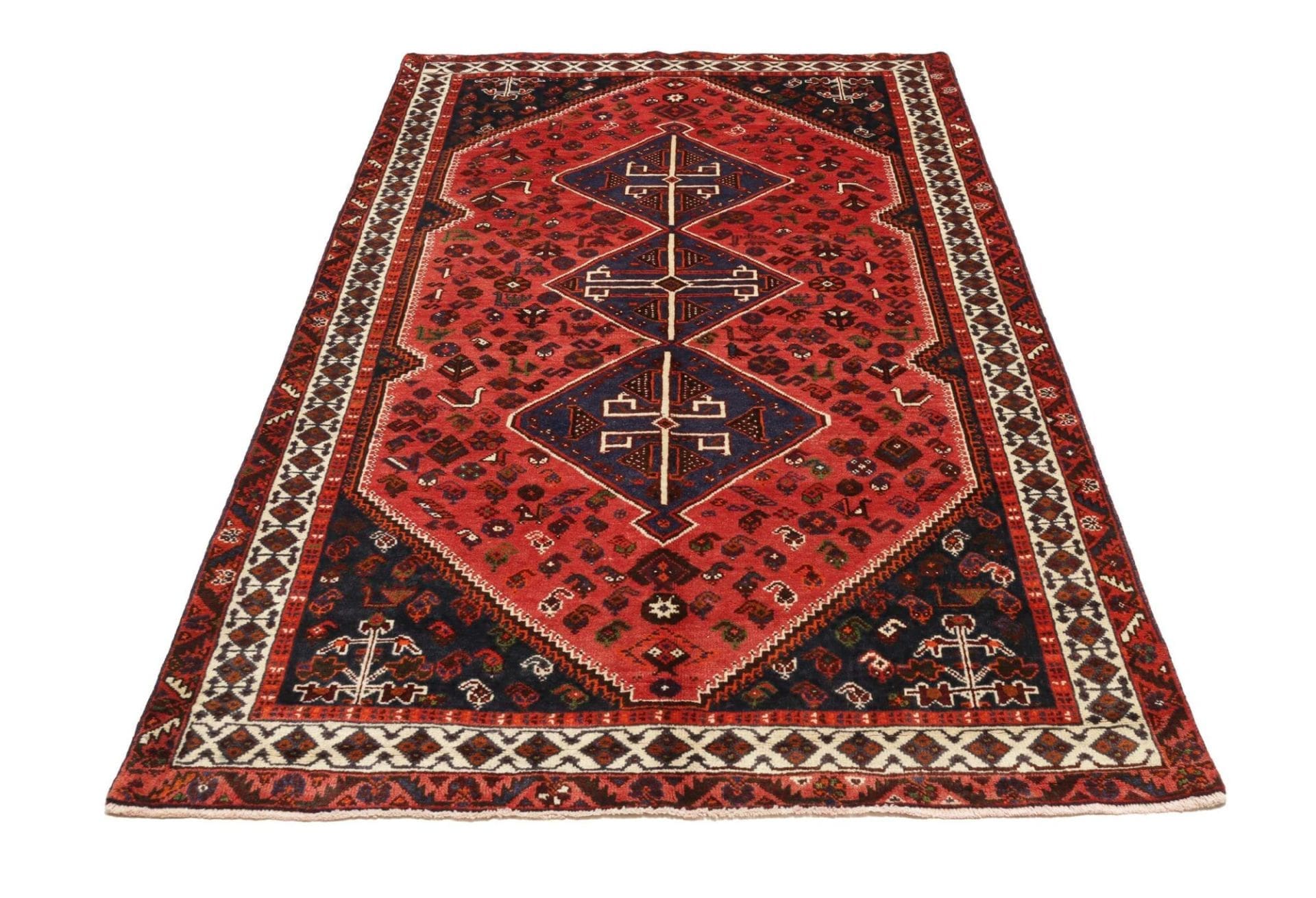 Shiraz Persian Rug 163 × 258 cm in Wool, hand-knotted - Image 4