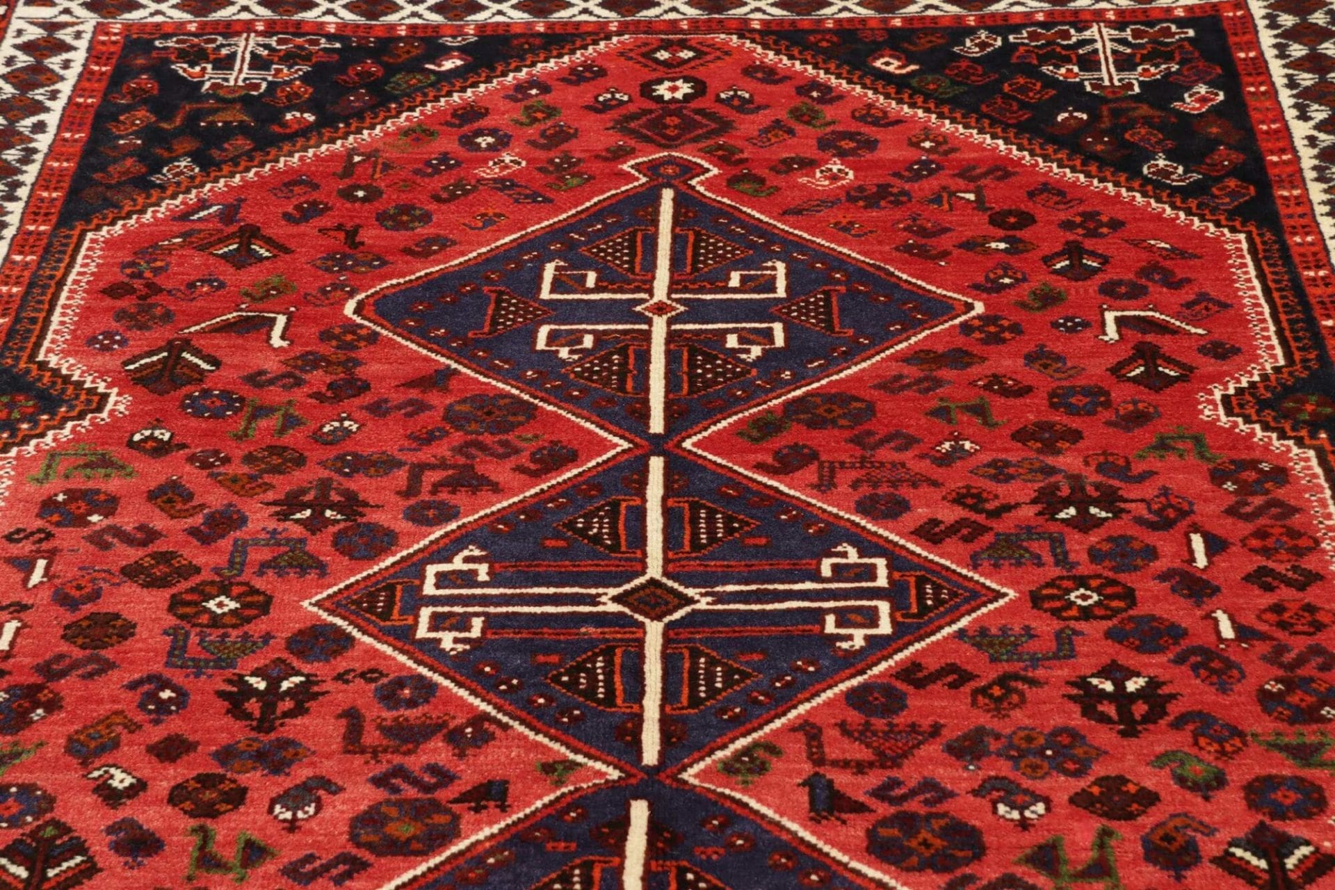 Shiraz Persian Rug 163 × 258 cm in Wool, hand-knotted - Image 8