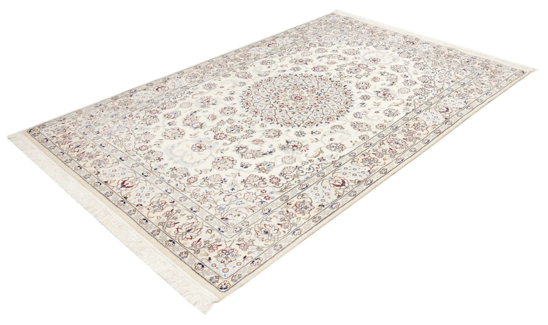 Alternative view of Hand-Knotted Nain Persian Rug, 157 × 243 cm, Wool
