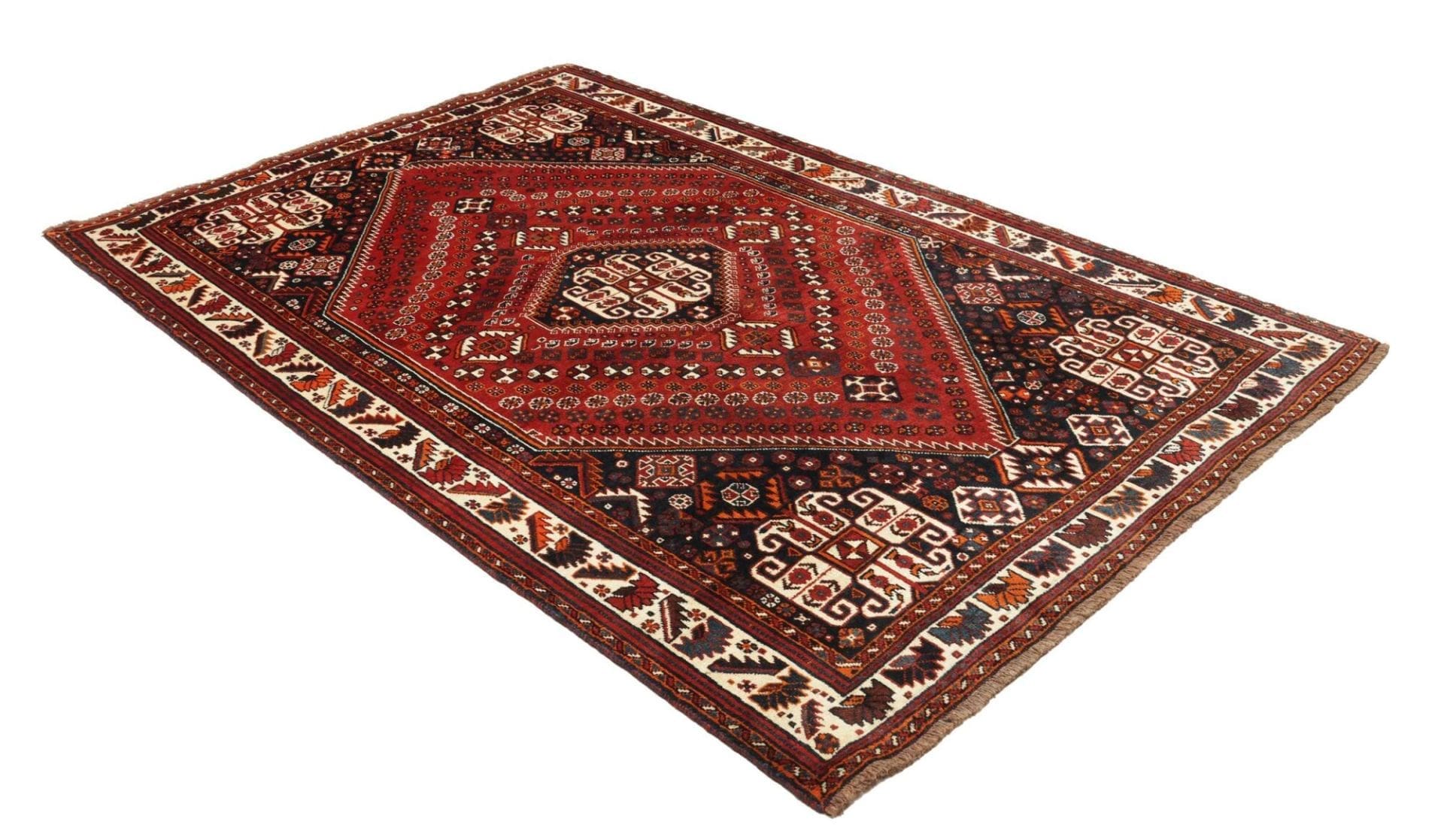 Shiraz Persian Rug 163 × 250 cm in Wool, hand-knotted - Image 3