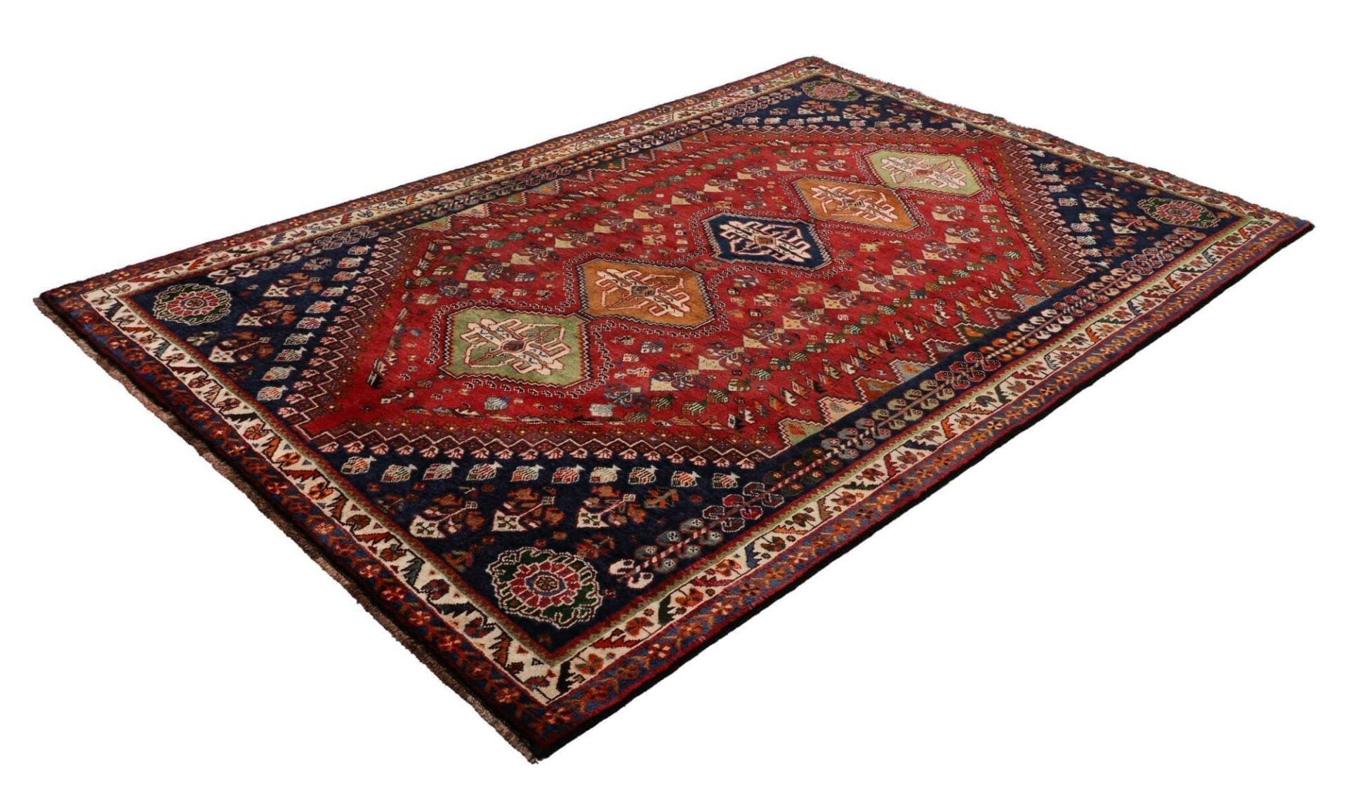 Alternative view of Wool Shiraz Persian Rug 171 × 255 cm, hand-knotted