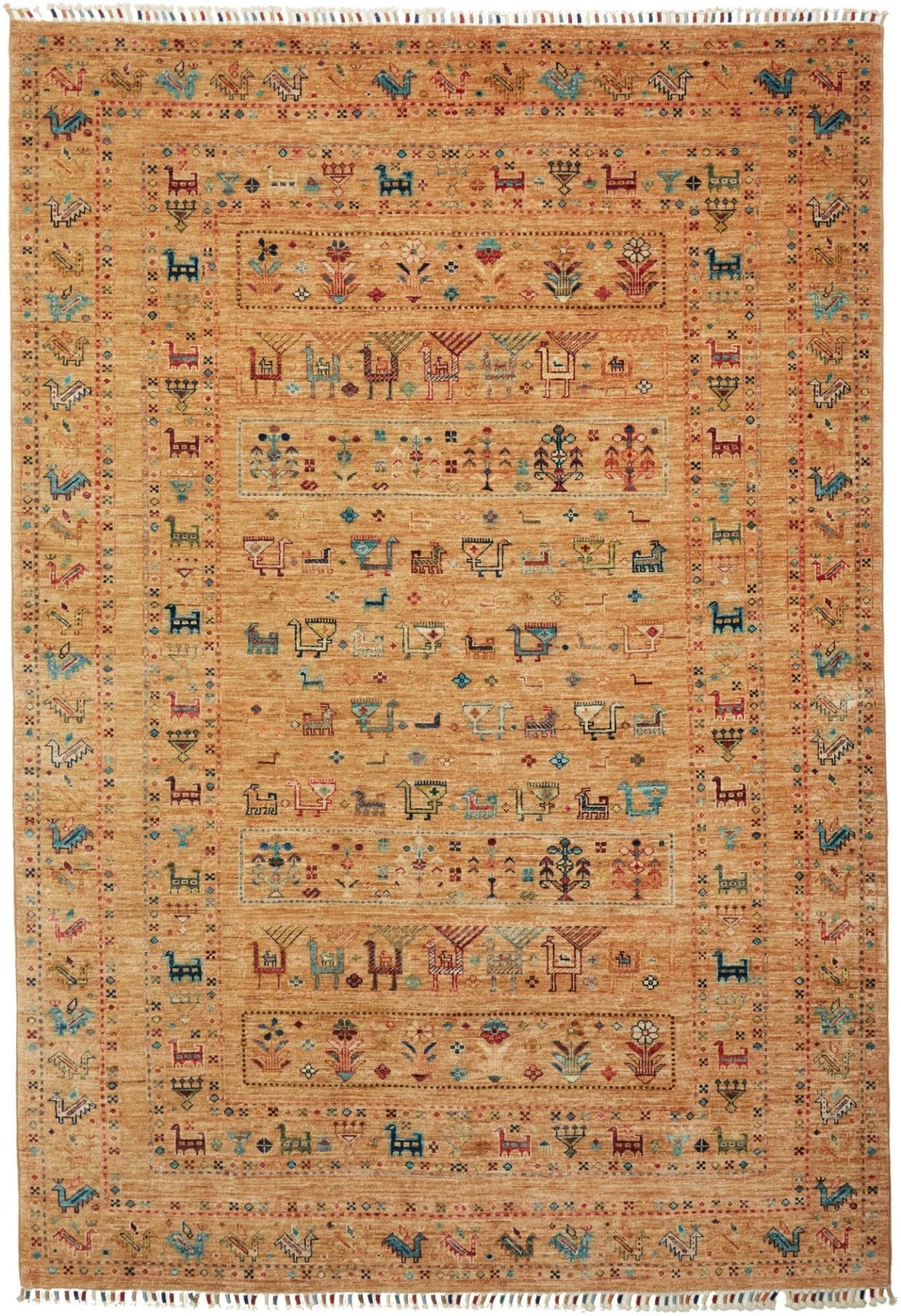 Samarkand Pakistani Rug 174 × 244 cm in Wool, hand-knotted