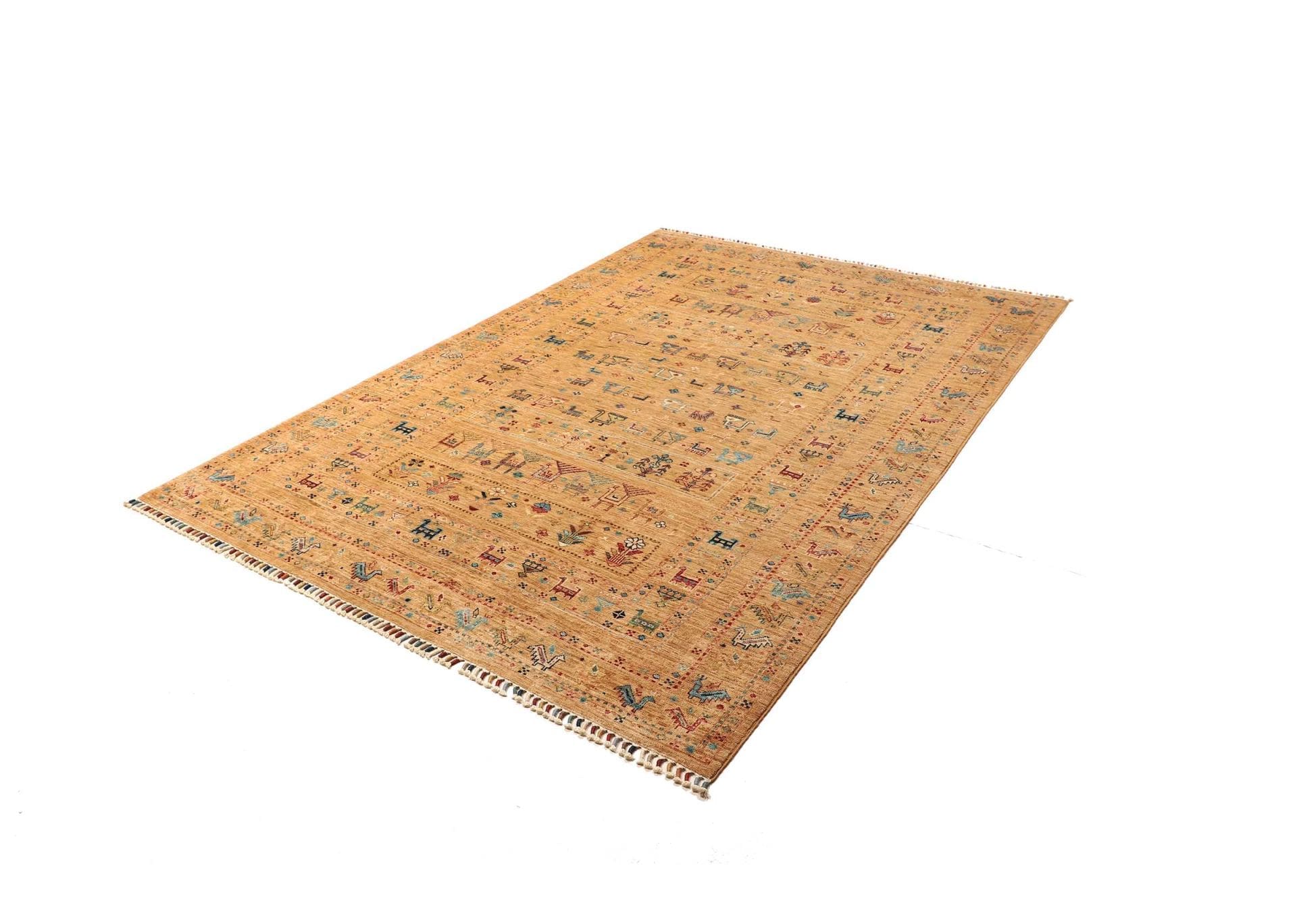 Alternative view of Samarkand Pakistani Rug 171 × 243 cm in Wool, hand-knotted