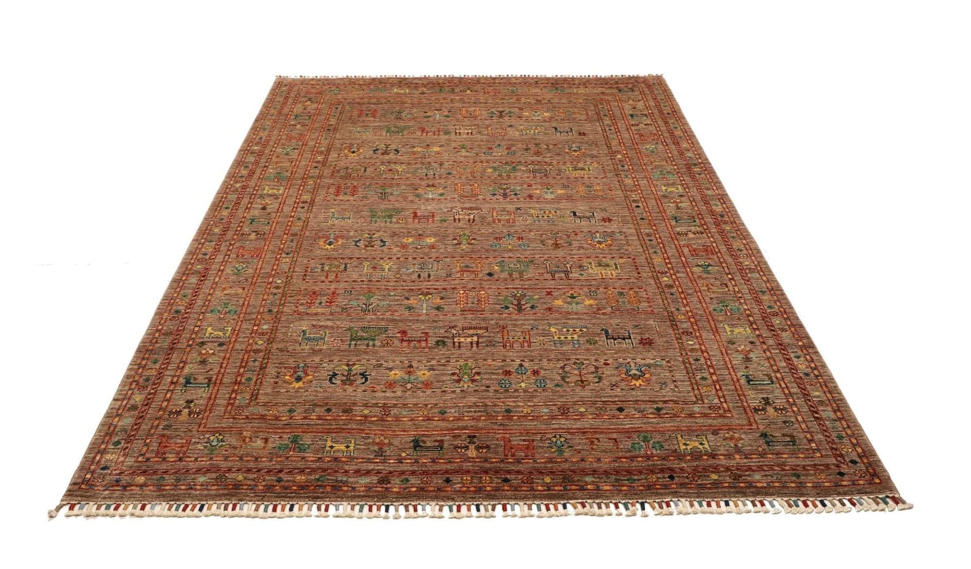 Samarkand Pakistani Rug 176 × 236 cm in Wool, hand-knotted - Image 4