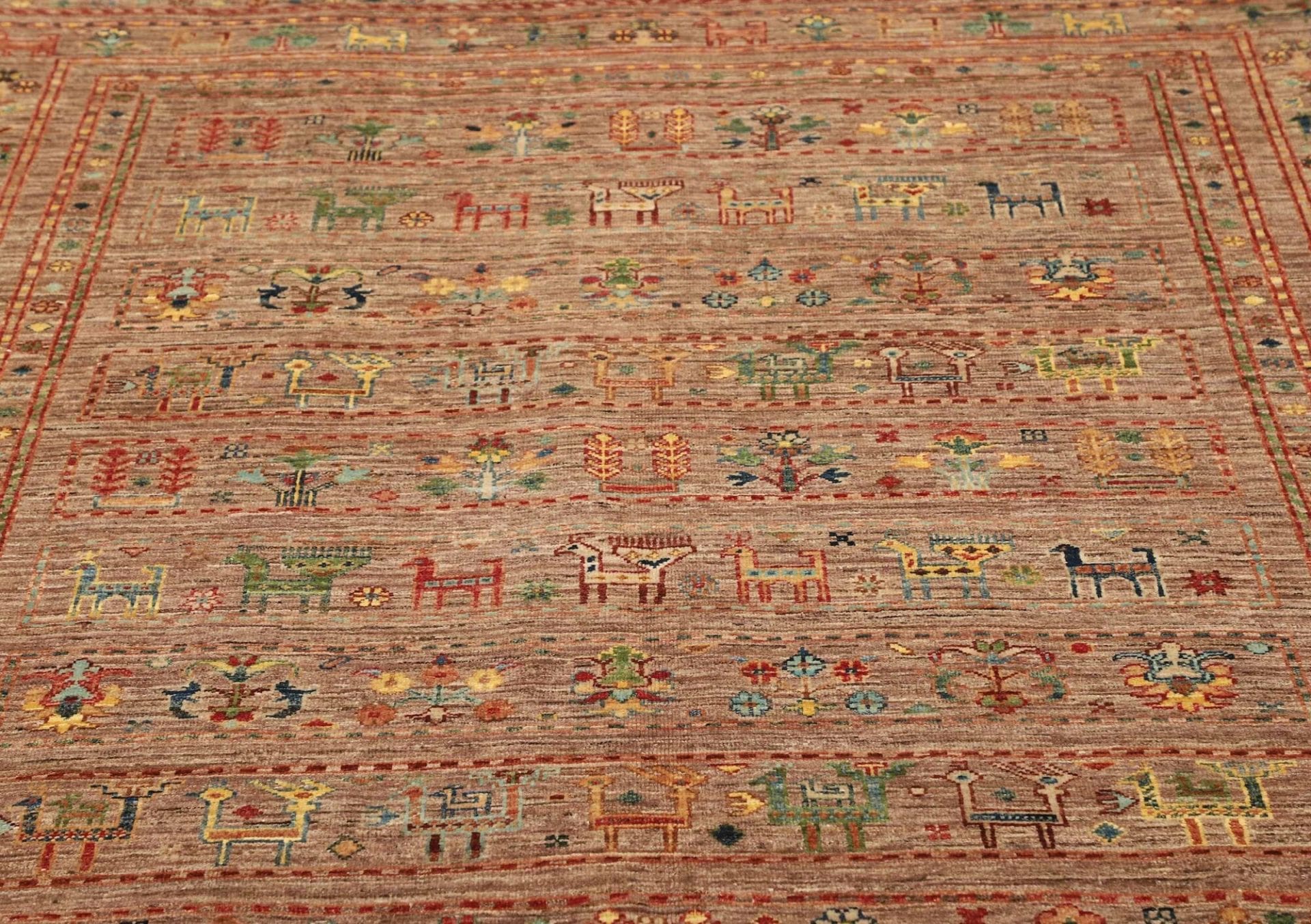 Samarkand Pakistani Rug 176 × 236 cm in Wool, hand-knotted - Image 8