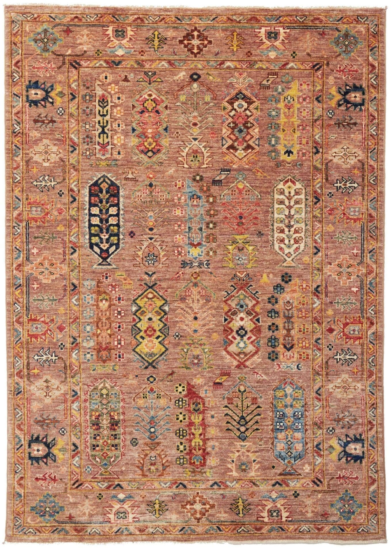 Samarkand Pakistani Rug 132 × 180 cm in Wool, hand-knotted