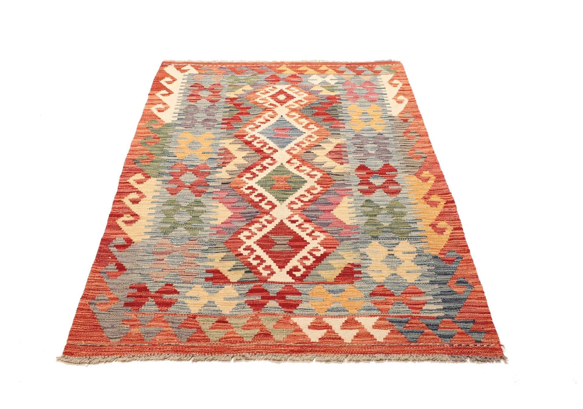 Alternative view of Kilim Pakistani Rug 102 × 148 cm in Wool, hand-woven