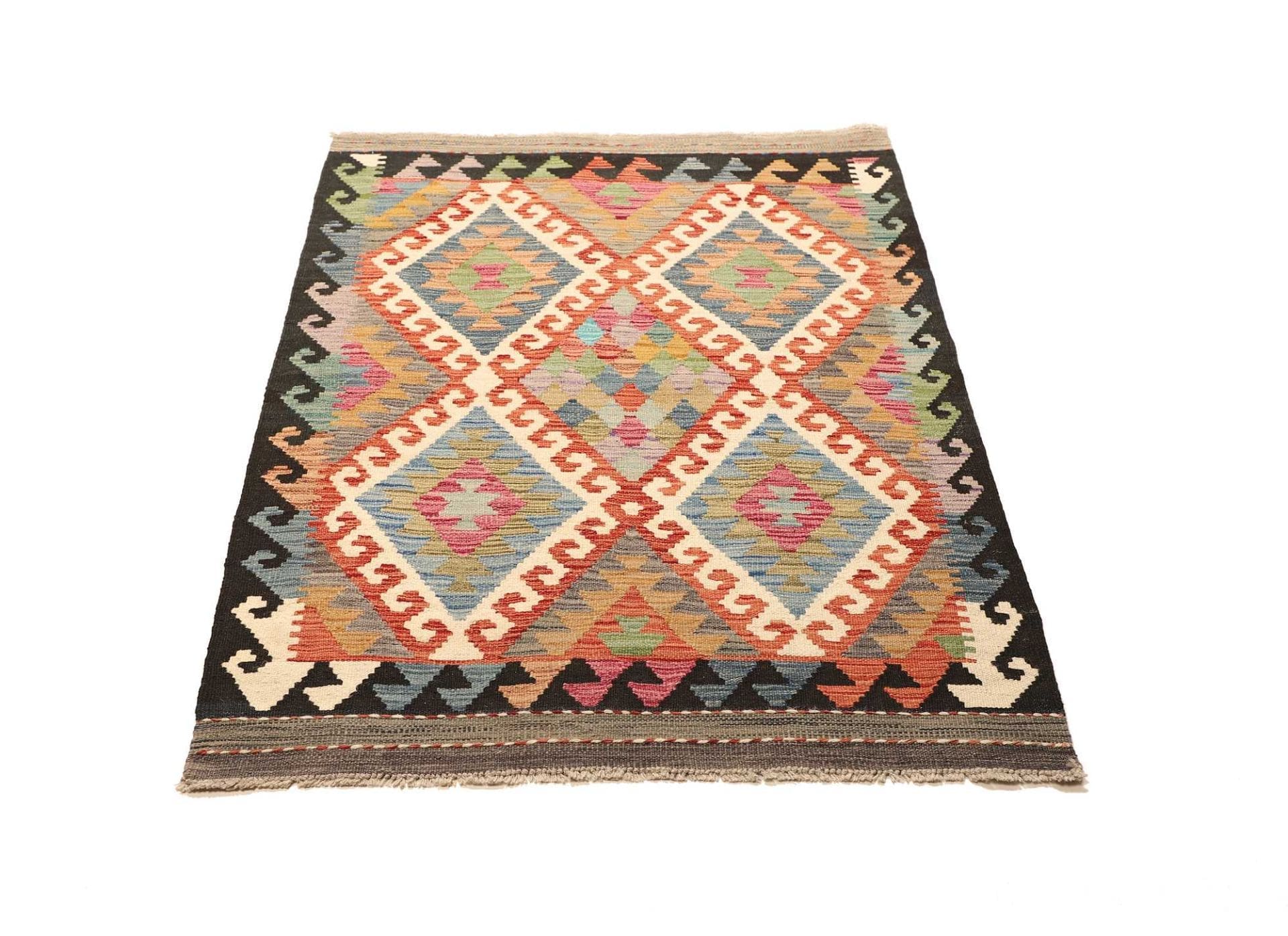 Alternative view of Kilim Pakistani Rug 103 × 156 cm in Wool, hand-woven