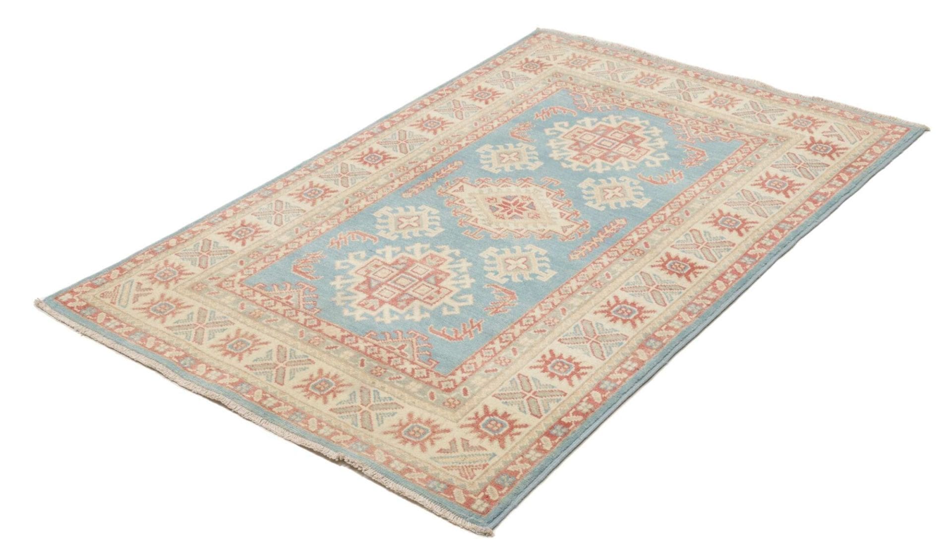 Alternative view of Kazak Pakistani Rug 102 × 149 cm in Wool, hand-knotted
